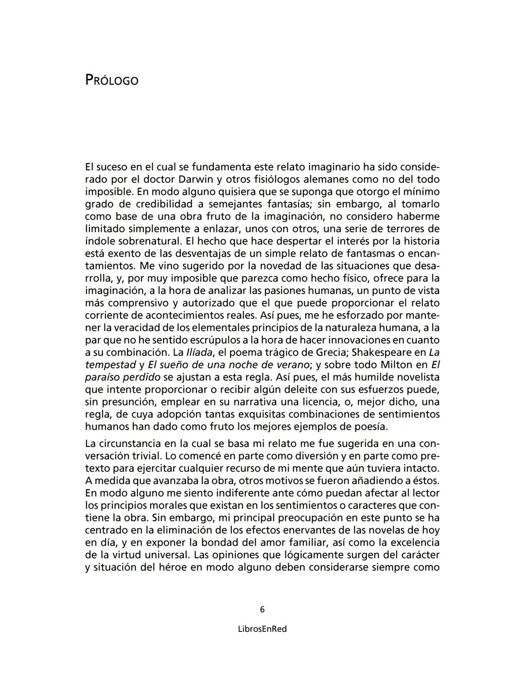 Mary Shelley
Frankenstein
o el moderno Prometeo
Colección Novelas
libros
red # Frankenstein
o el moderno Prometeo
Mary Shelley
Colecci