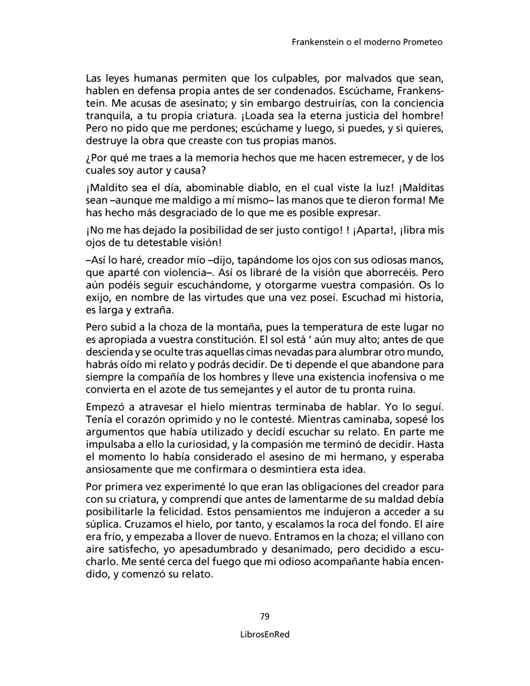 Mary Shelley
Frankenstein
o el moderno Prometeo
Colección Novelas
libros
red # Frankenstein
o el moderno Prometeo
Mary Shelley
Colecci