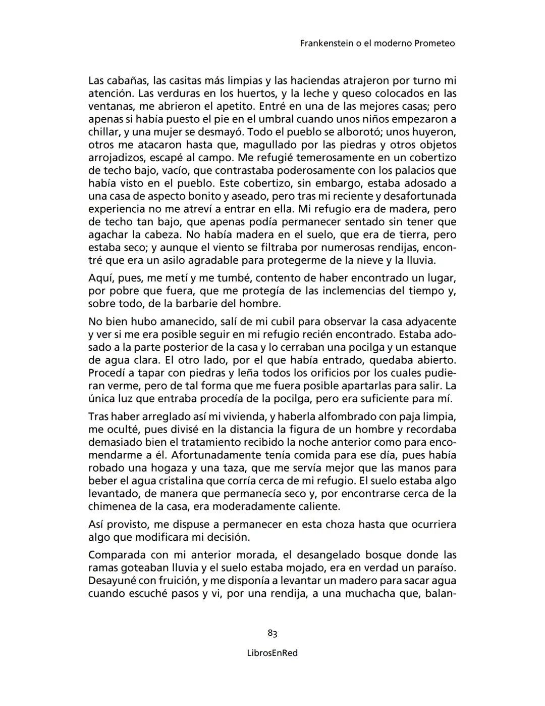 Mary Shelley
Frankenstein
o el moderno Prometeo
Colección Novelas
libros
red # Frankenstein
o el moderno Prometeo
Mary Shelley
Colecci