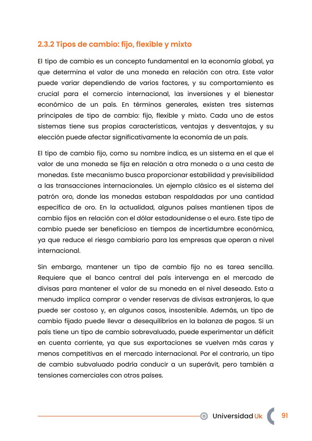 # UniversidadUk
Entorno Económico
y Financiero 2.3 Balanza de pagos y tipo de cambio
2.3.1 Componentes de la balanza de pagos.............