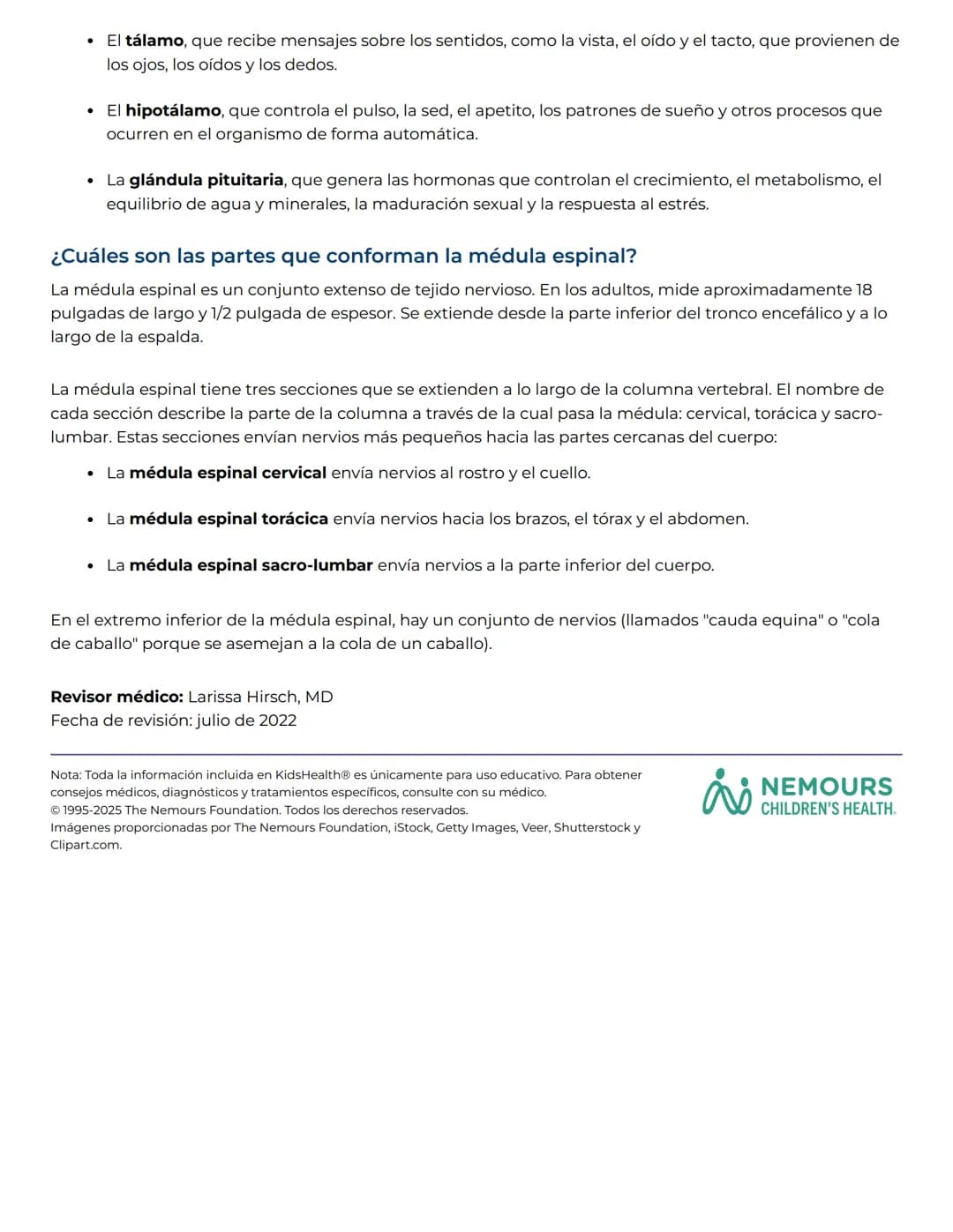 NEMOURS
KidsHealth
Nemours KidsHealth
Dedicado a la salud y el desarrollo de los niños.
Obtenga más información en KidsHealth.org
# Sistem