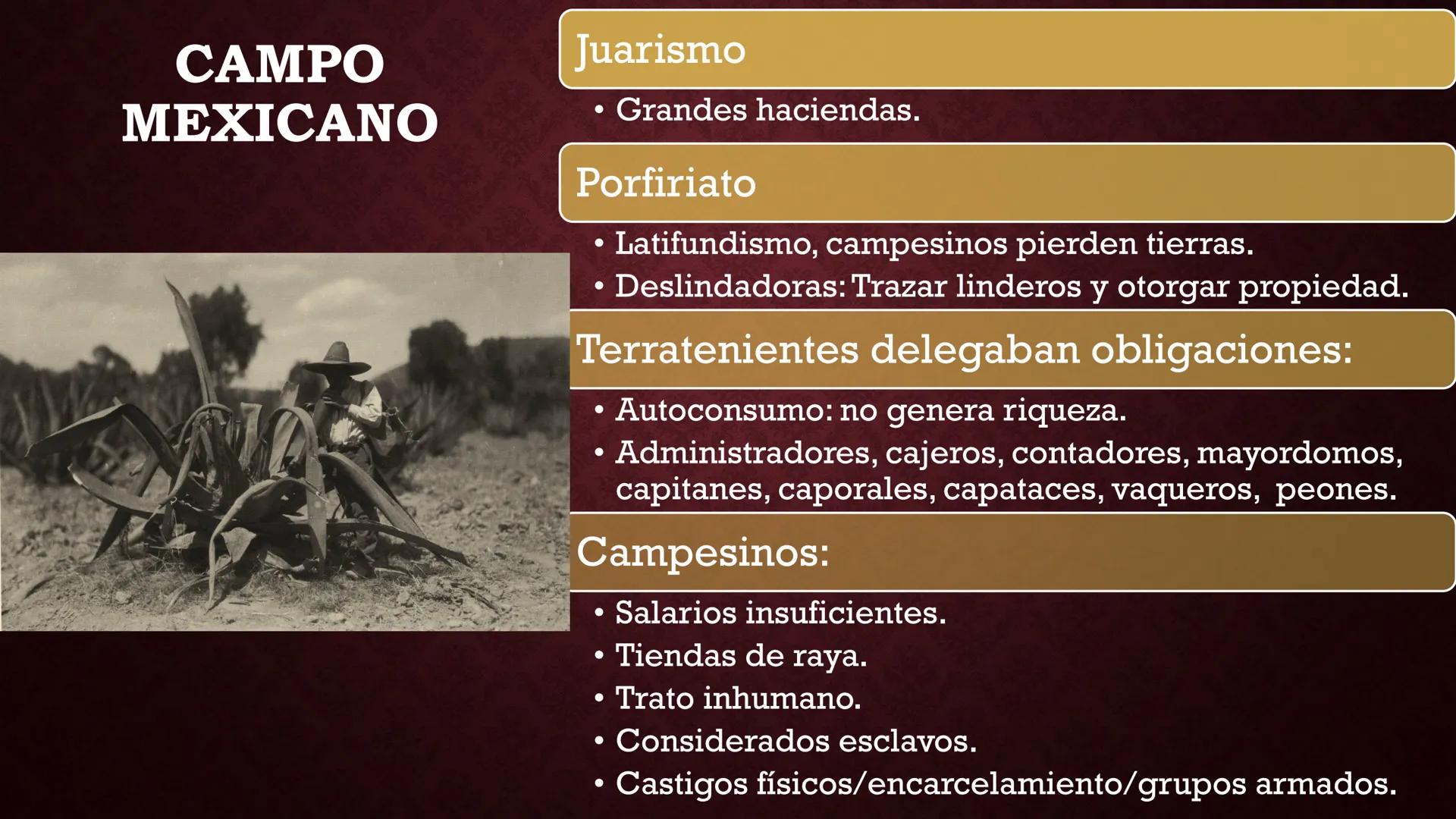 # Bloque II
# La Revolución Mexicana y México Contemporáneo # México ante el
imperialismo: el Porfiriato Noviembre de 1876:
•Tecoac, derro