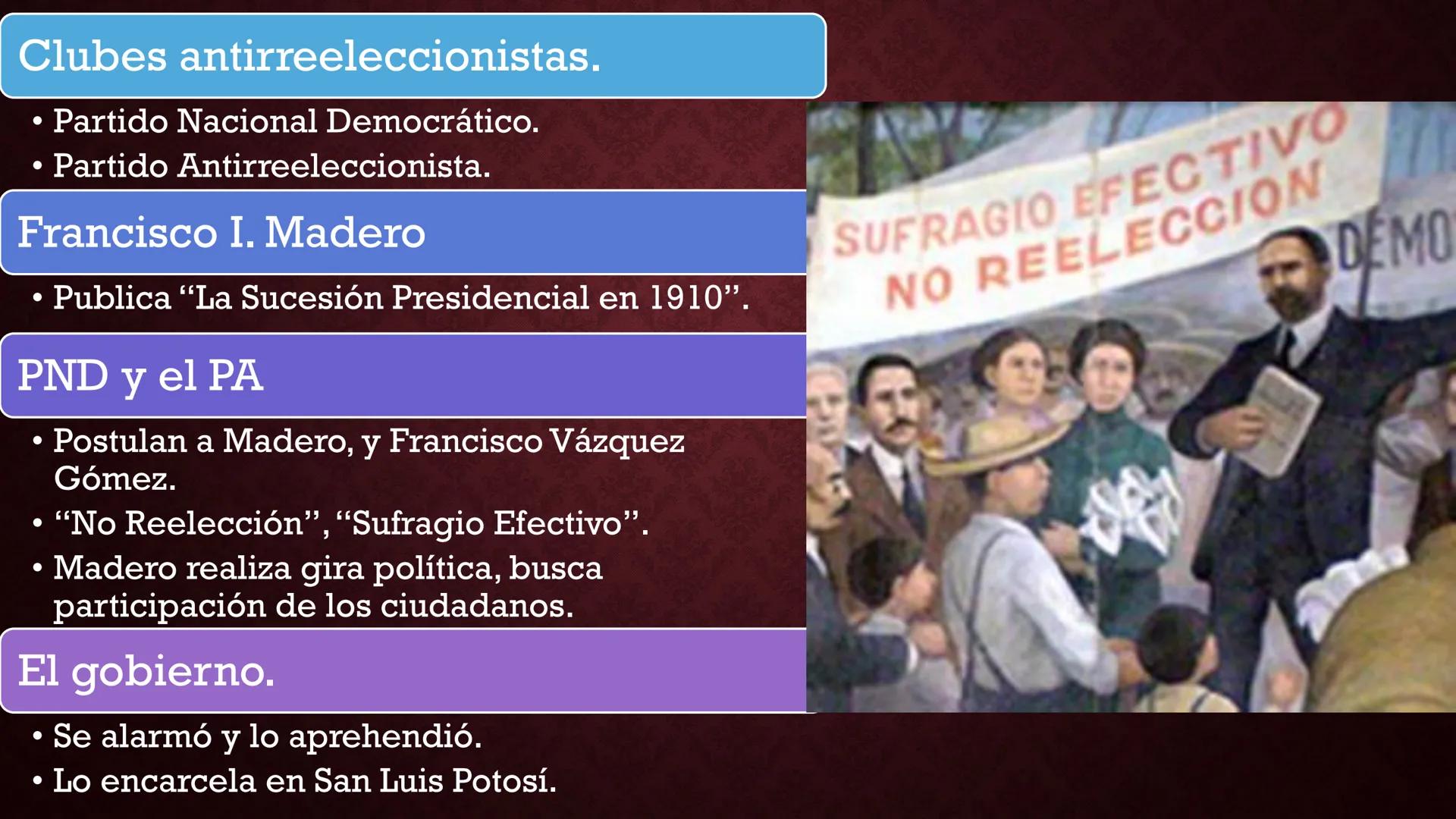 # Bloque II
# La Revolución Mexicana y México Contemporáneo # México ante el
imperialismo: el Porfiriato Noviembre de 1876:
•Tecoac, derro