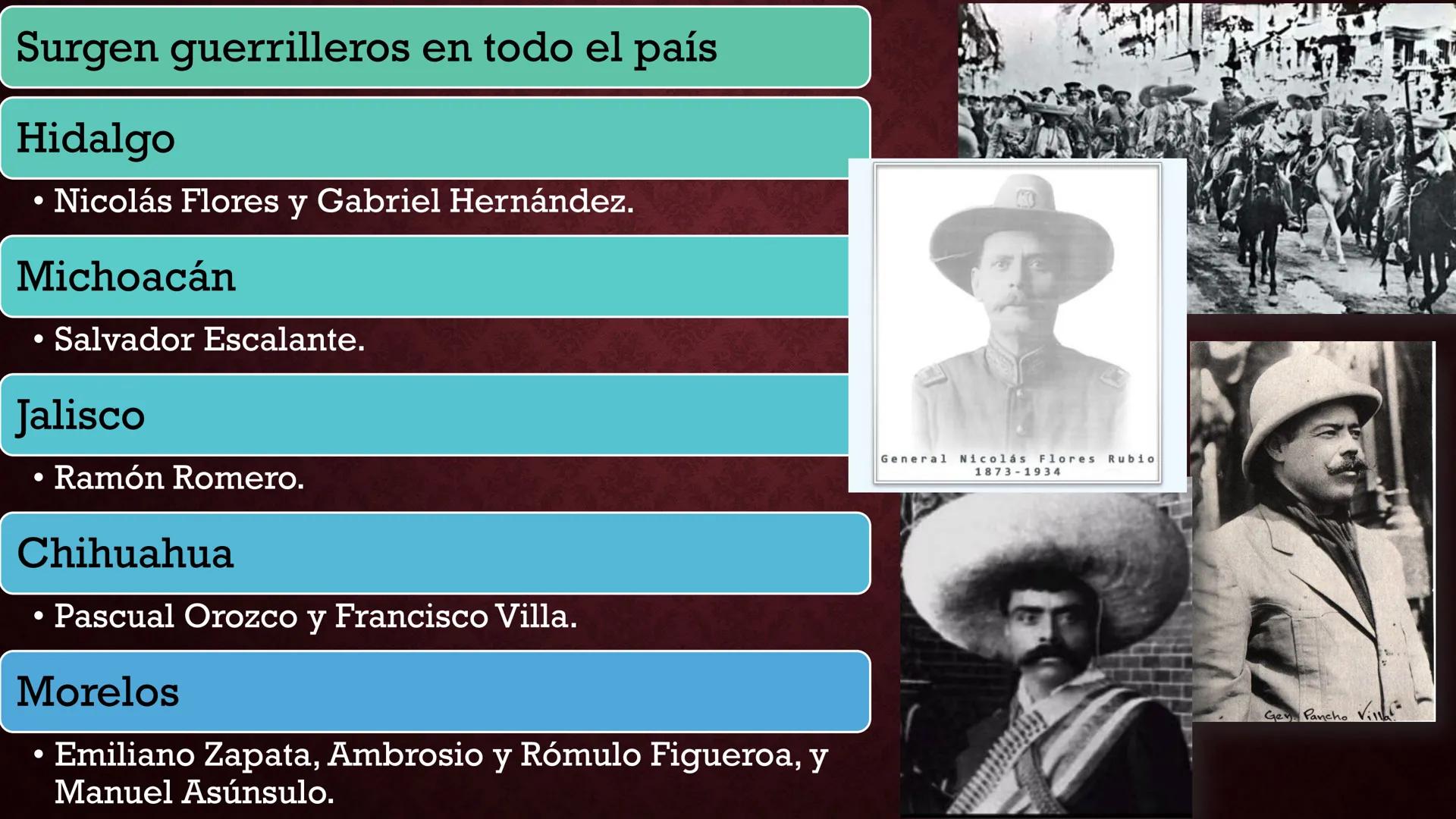 # Bloque II
# La Revolución Mexicana y México Contemporáneo # México ante el
imperialismo: el Porfiriato Noviembre de 1876:
•Tecoac, derro