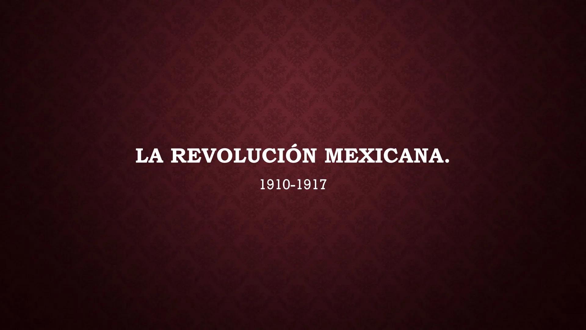 # Bloque II
# La Revolución Mexicana y México Contemporáneo # México ante el
imperialismo: el Porfiriato Noviembre de 1876:
•Tecoac, derro