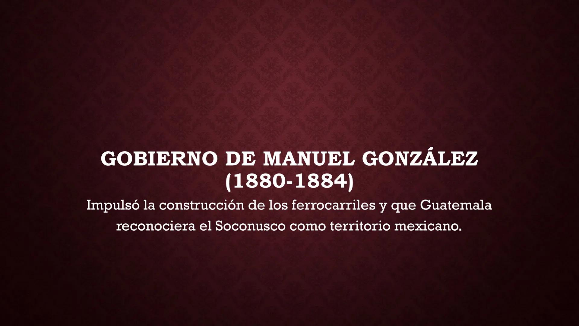 # Bloque II
# La Revolución Mexicana y México Contemporáneo # México ante el
imperialismo: el Porfiriato Noviembre de 1876:
•Tecoac, derro