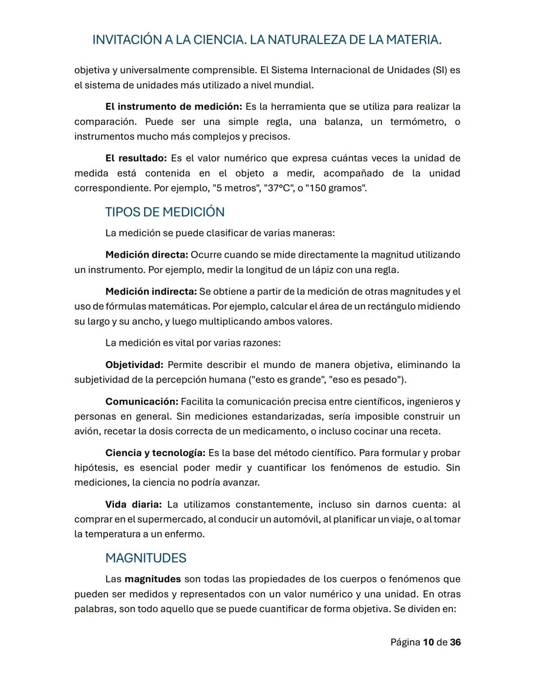 # INVITACIÓN A LA CIENCIA. LA NATURALEZA DE LA MATERIA.
Guía de repaso para la primera evaluación
# PROGRESIÓN 1.
# CONOCIMIENTO
El cono