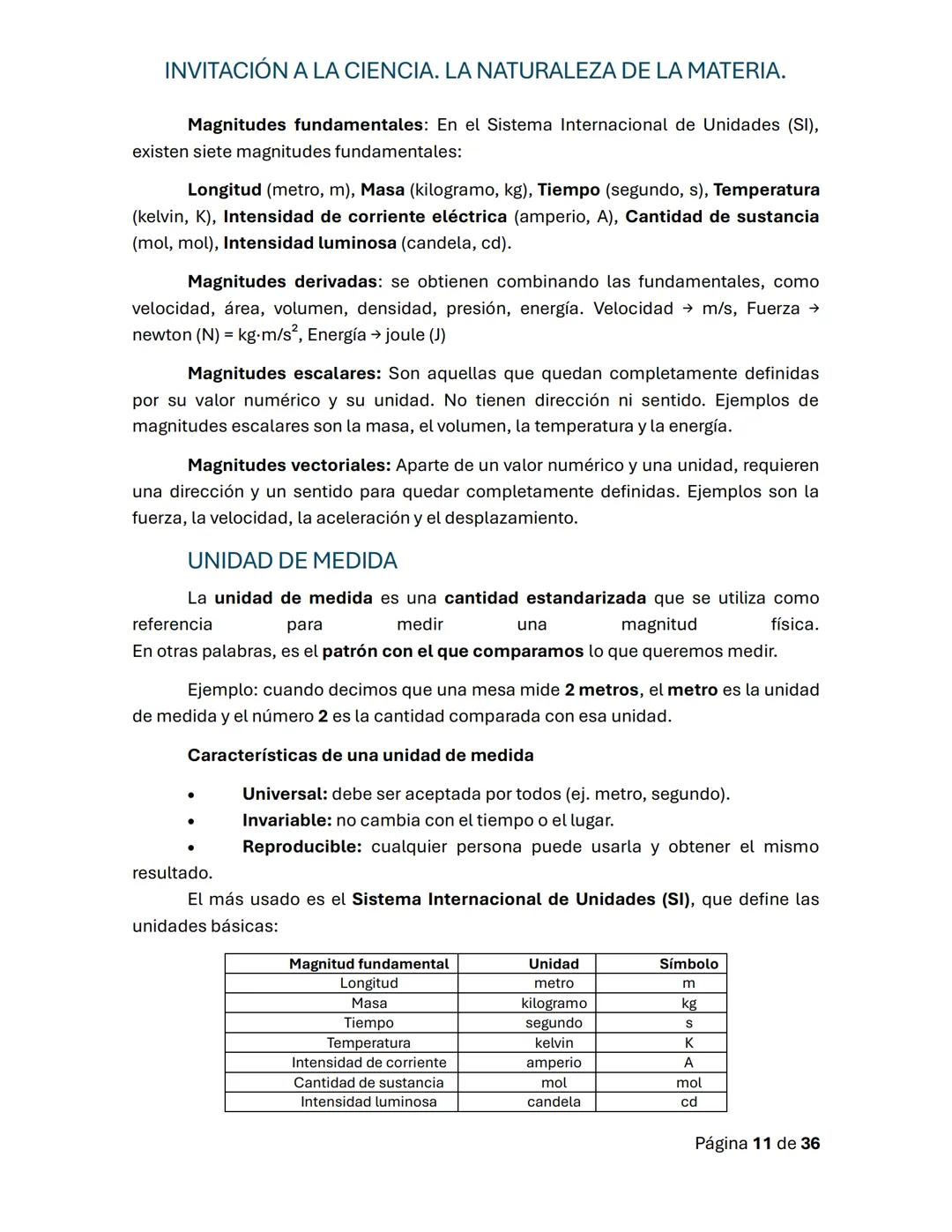 # INVITACIÓN A LA CIENCIA. LA NATURALEZA DE LA MATERIA.
Guía de repaso para la primera evaluación
# PROGRESIÓN 1.
# CONOCIMIENTO
El cono