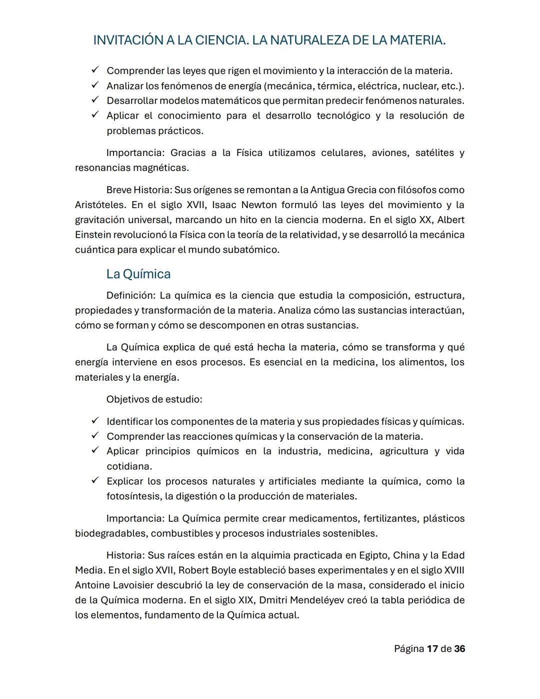 # INVITACIÓN A LA CIENCIA. LA NATURALEZA DE LA MATERIA.
Guía de repaso para la primera evaluación
# PROGRESIÓN 1.
# CONOCIMIENTO
El cono