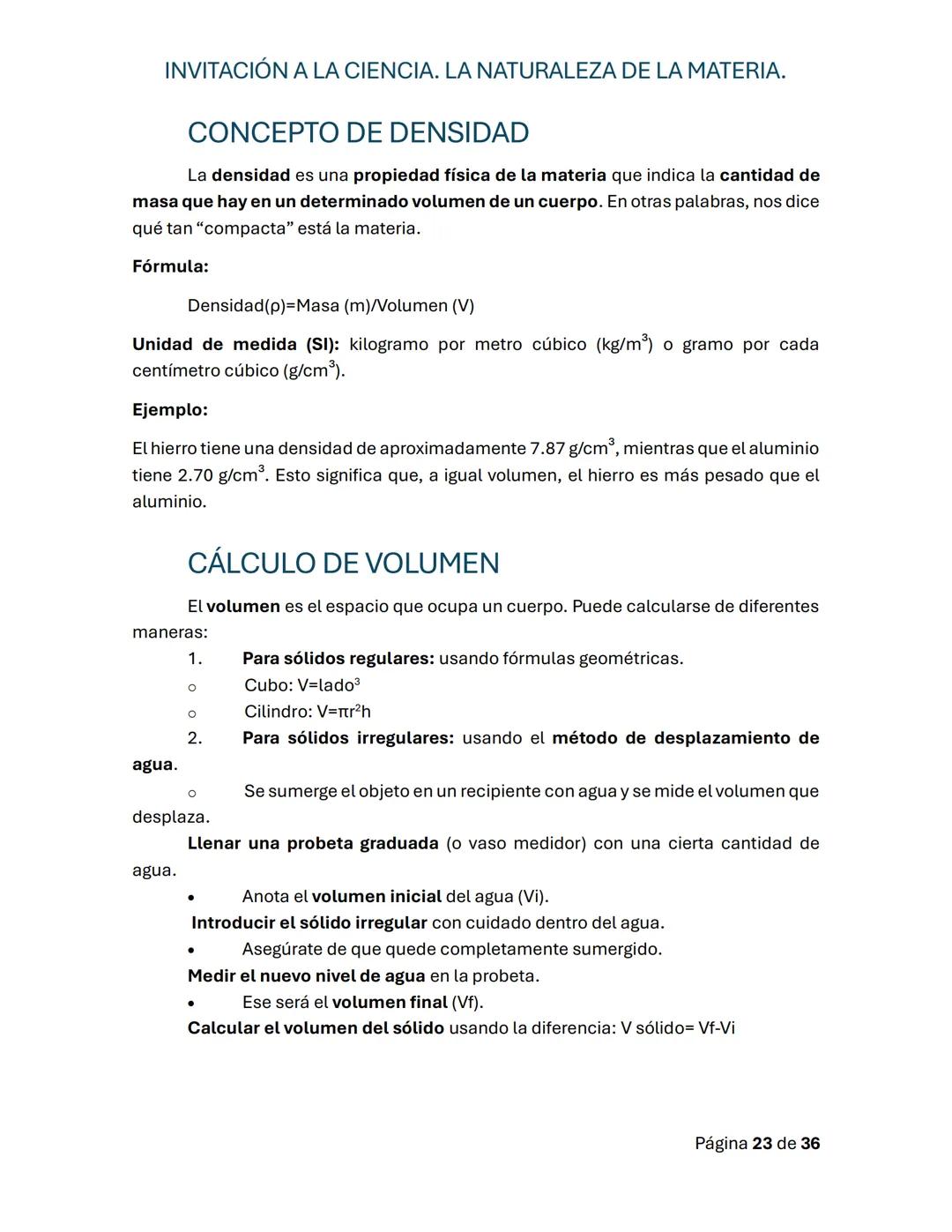 # INVITACIÓN A LA CIENCIA. LA NATURALEZA DE LA MATERIA.
Guía de repaso para la primera evaluación
# PROGRESIÓN 1.
# CONOCIMIENTO
El cono