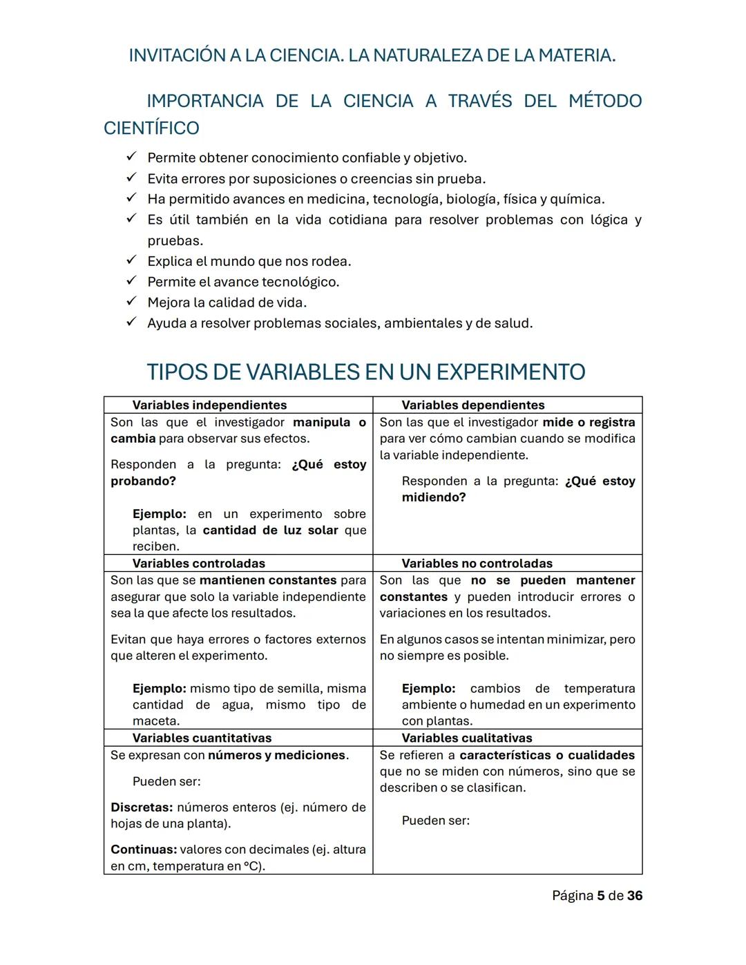 # INVITACIÓN A LA CIENCIA. LA NATURALEZA DE LA MATERIA.
Guía de repaso para la primera evaluación
# PROGRESIÓN 1.
# CONOCIMIENTO
El cono