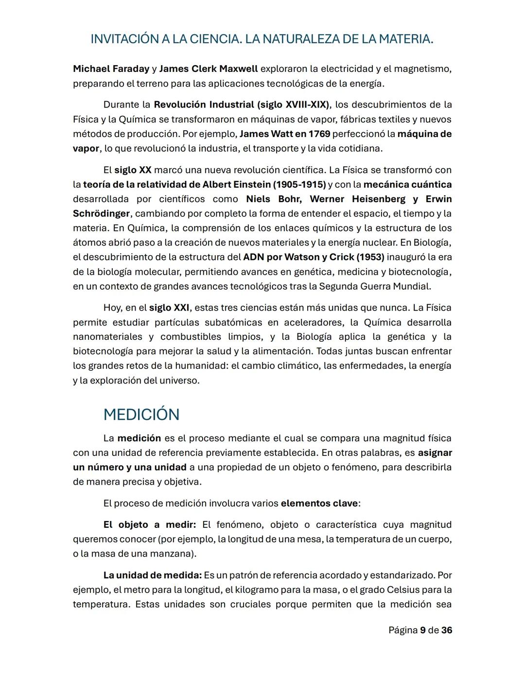 # INVITACIÓN A LA CIENCIA. LA NATURALEZA DE LA MATERIA.
Guía de repaso para la primera evaluación
# PROGRESIÓN 1.
# CONOCIMIENTO
El cono