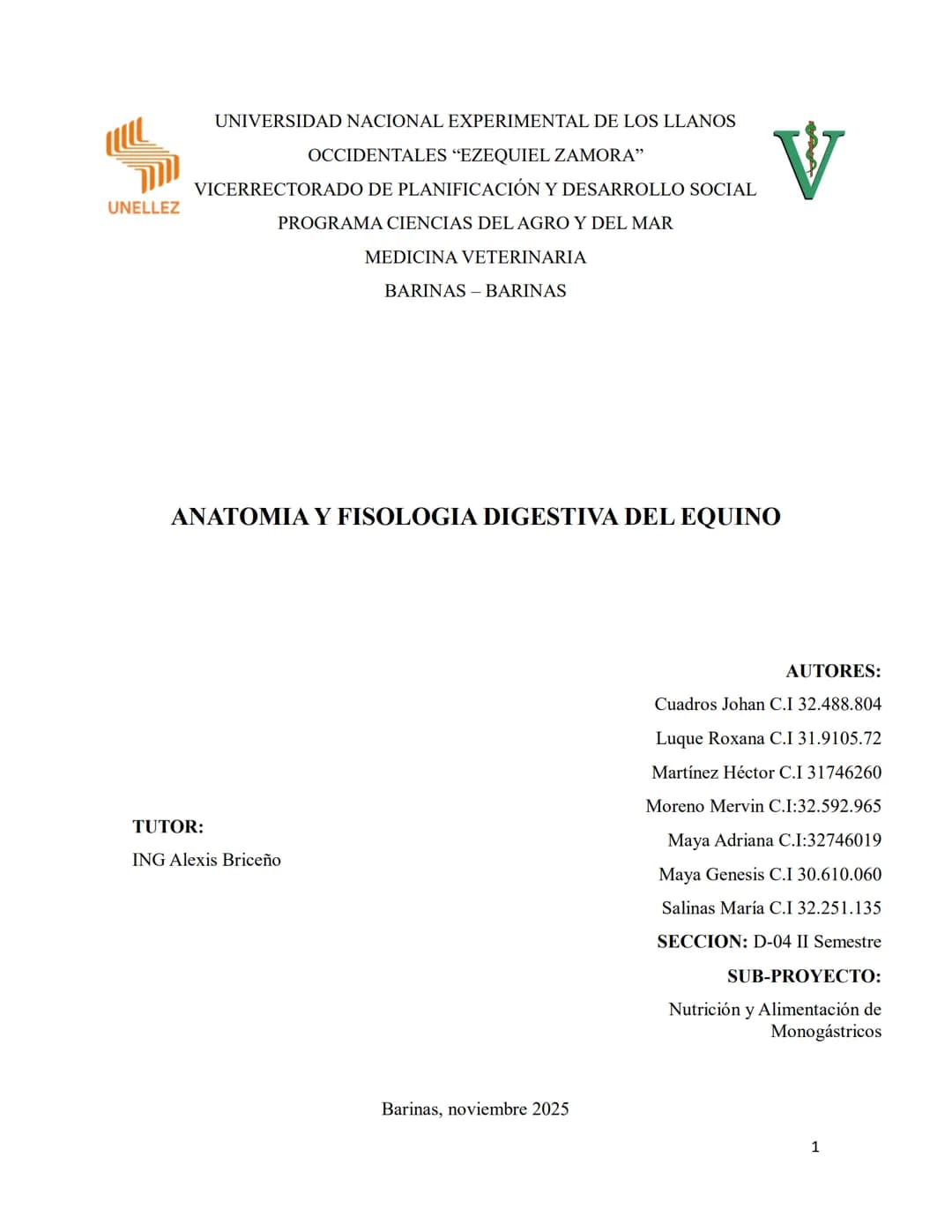 UNELLEZ
UNIVERSIDAD NACIONAL EXPERIMENTAL DE LOS LLANOS
OCCIDENTALES "EZEQUIEL ZAMORA"
VICERRECTORADO DE PLANIFICACIÓN Y DESARROLLO SOCIAL
P