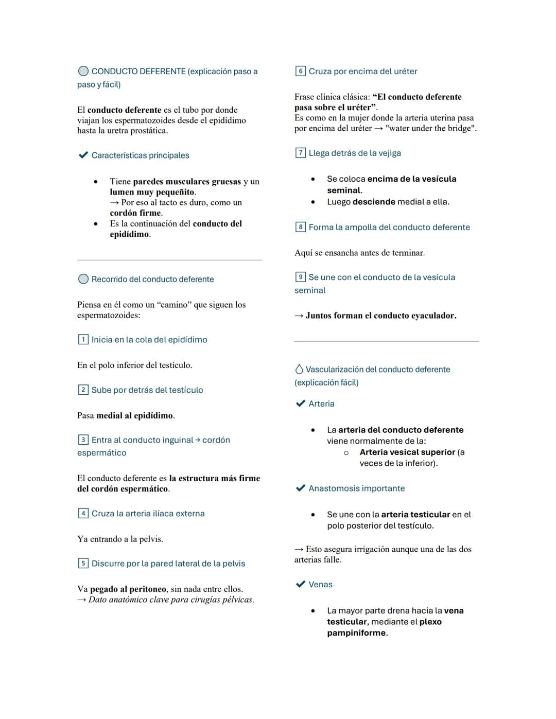 ÓRGANOS URINARIOS Y RECTO
1. Lesión yatrógena del uréter (daño en cirugía)
¿Qué pasa?
Durante cirugías abdominales, retroperitoneales,
pé