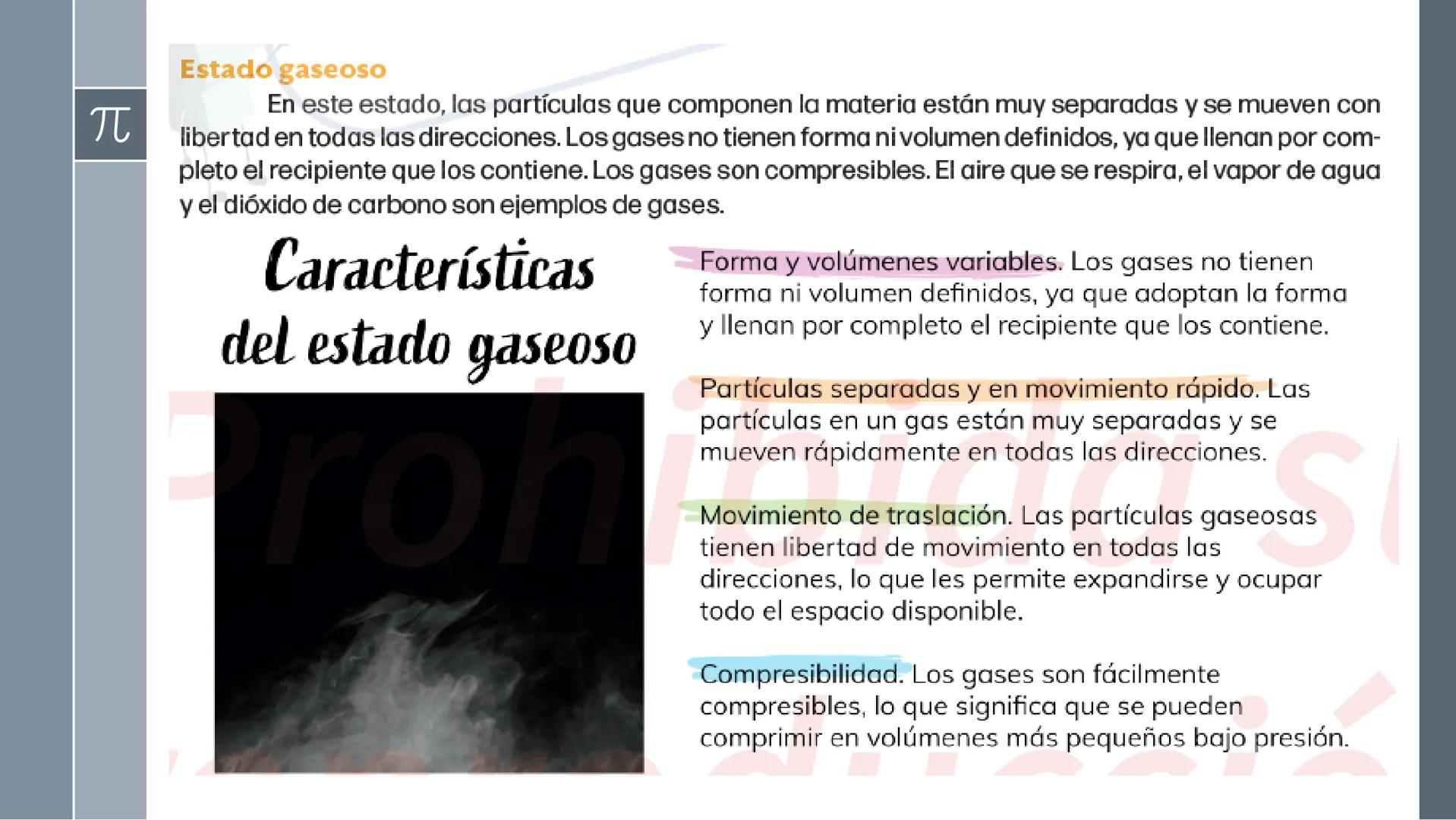 π
# Estados de agregación de la materia
El estado físico de la materia es una característica fundamental que define cómo están orga-
nizad