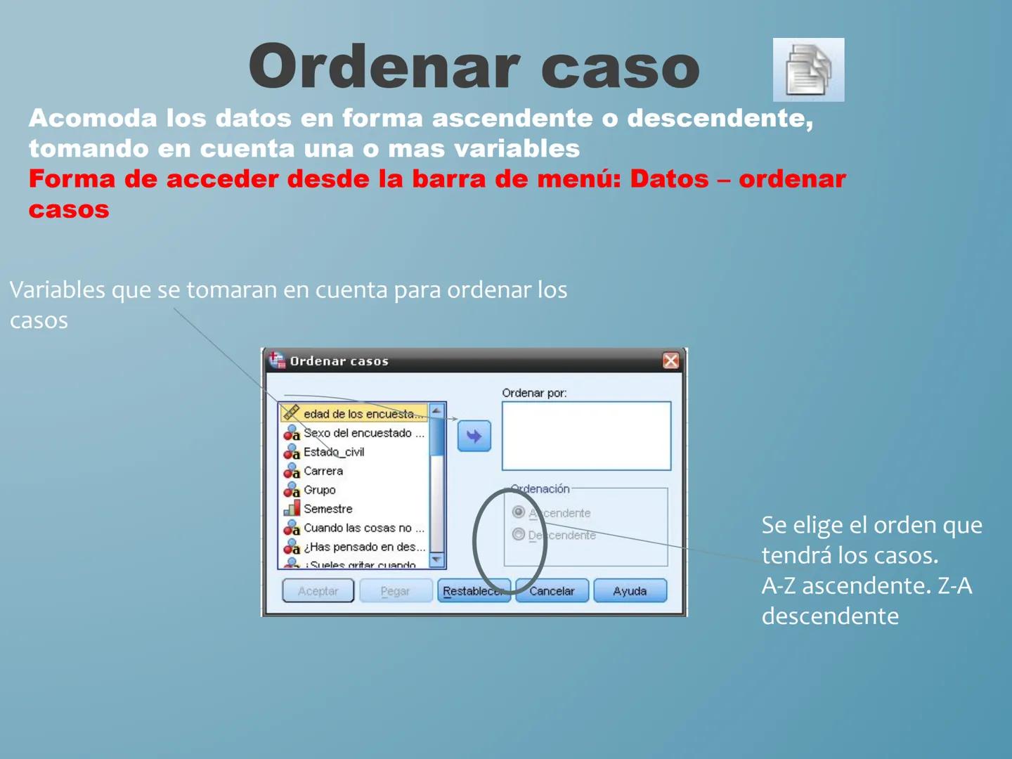 # COMPUTACIÓN.
# PARCIAL 2
SPSS # SPSS
Statistical Product and Service Solutions
Soluciones estadísticas de productos y servicios - Conju