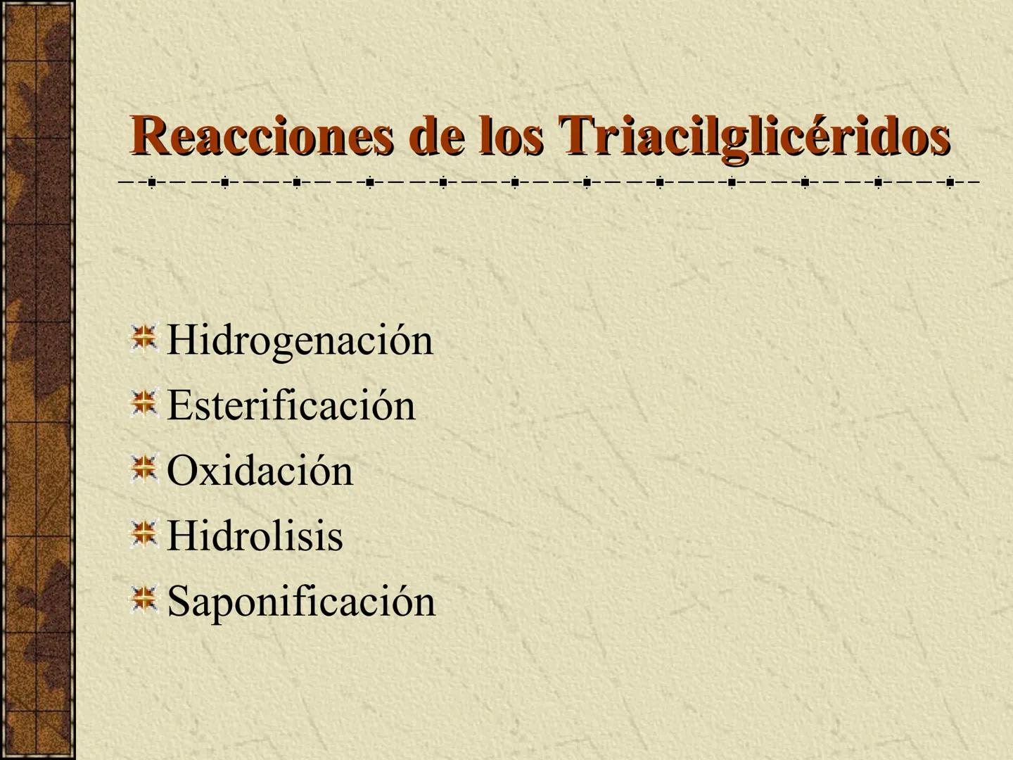 ---
- UNIDAD IV: LIPIDOS
---
-----
En esta unidad se estudia a los lípidos o grasas debido a su aporte
energético al organismo y por colabor