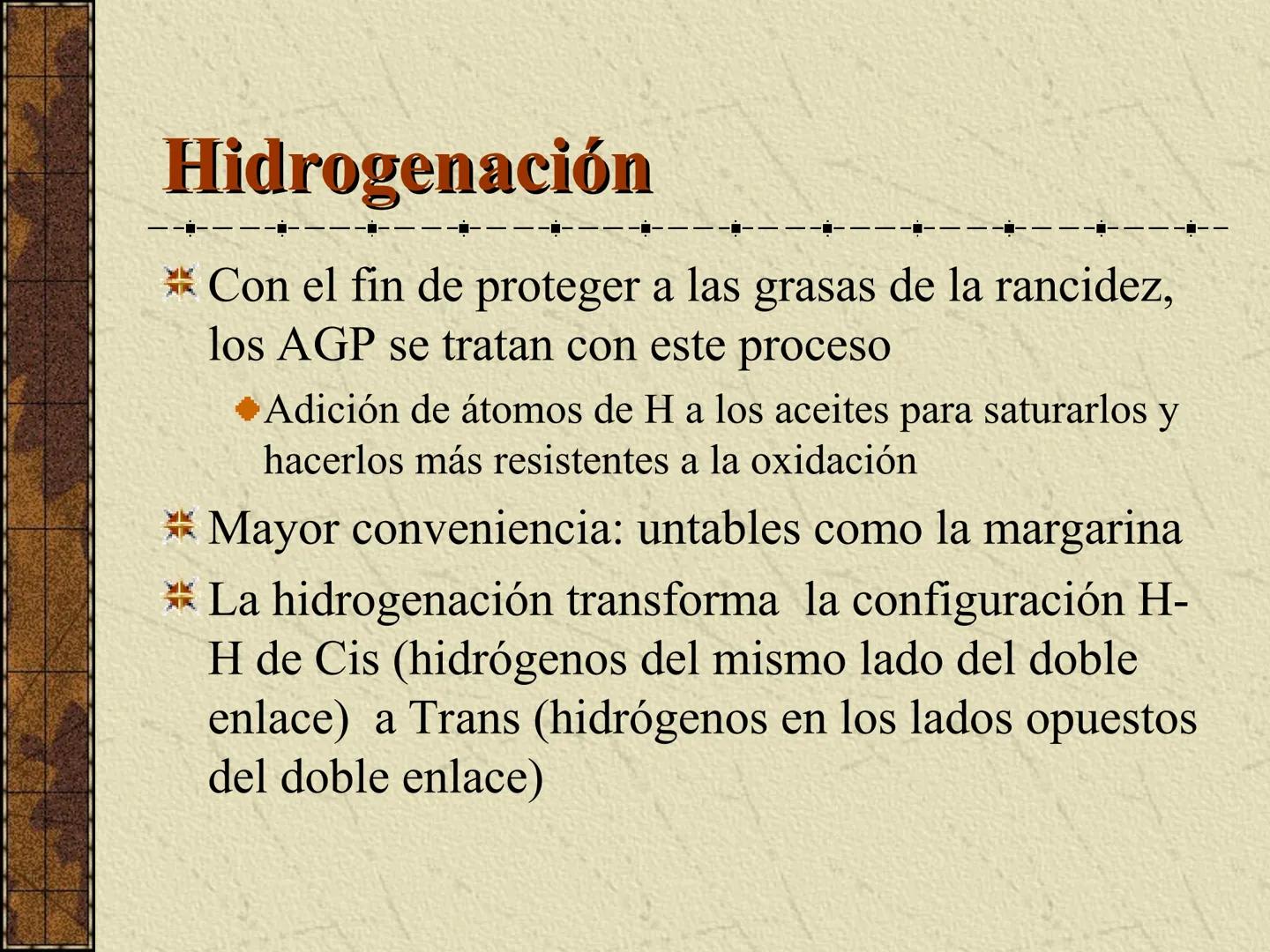 ---
- UNIDAD IV: LIPIDOS
---
-----
En esta unidad se estudia a los lípidos o grasas debido a su aporte
energético al organismo y por colabor