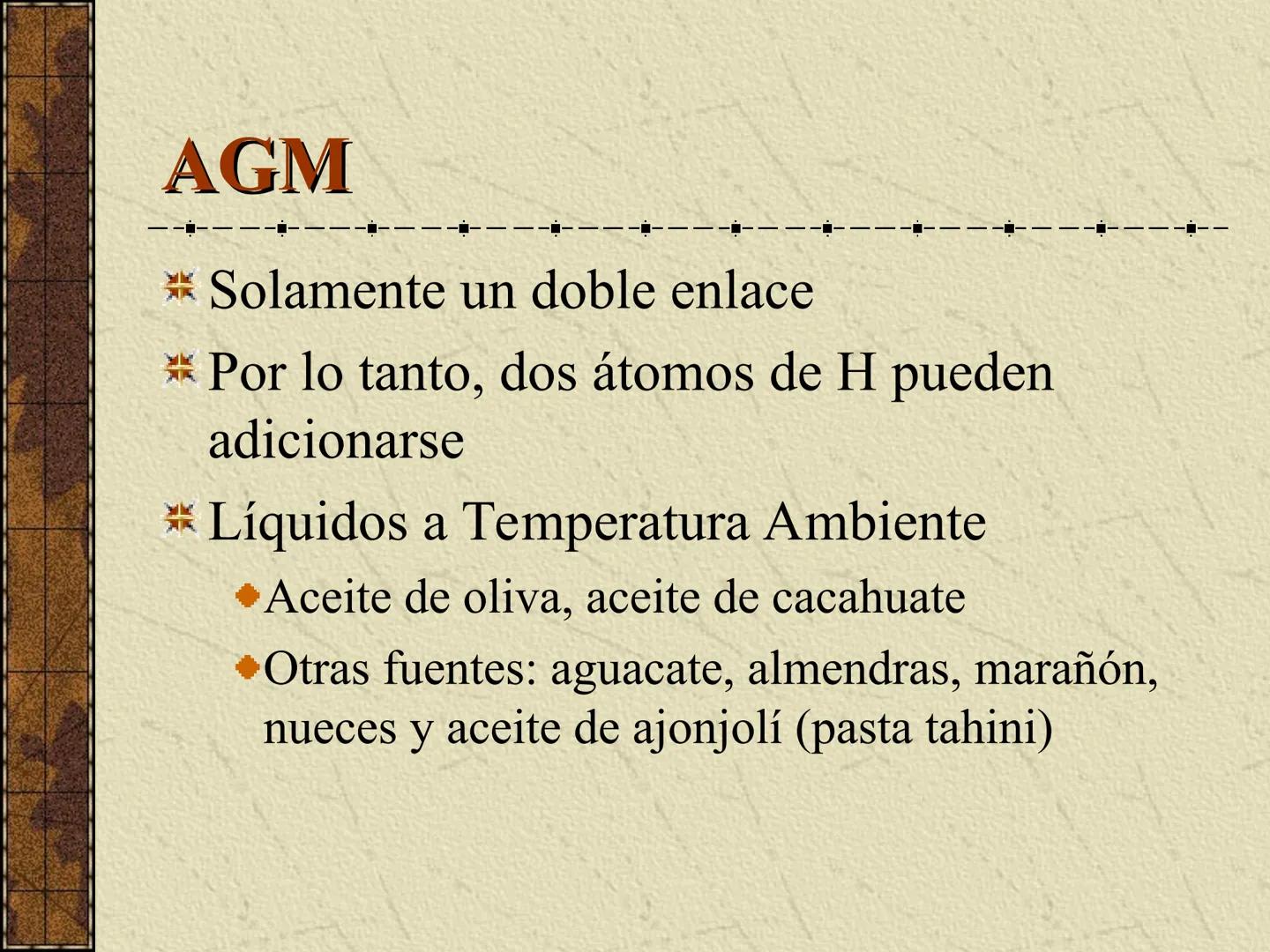 ---
- UNIDAD IV: LIPIDOS
---
-----
En esta unidad se estudia a los lípidos o grasas debido a su aporte
energético al organismo y por colabor