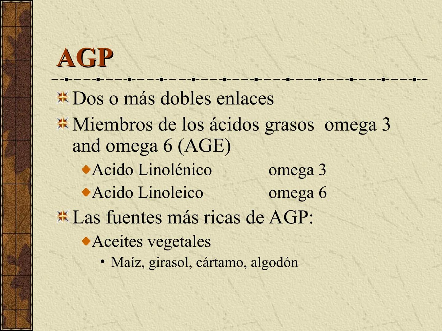 ---
- UNIDAD IV: LIPIDOS
---
-----
En esta unidad se estudia a los lípidos o grasas debido a su aporte
energético al organismo y por colabor