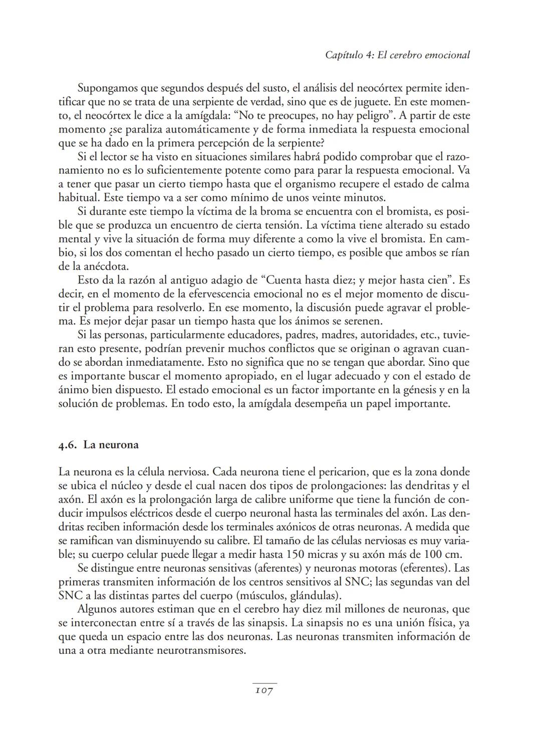 Psicopedagogía de las emociones
Como ya se ha expuesto, al elaborar una clasificación de emociones hay que tomar
decisiones, que siempre va
