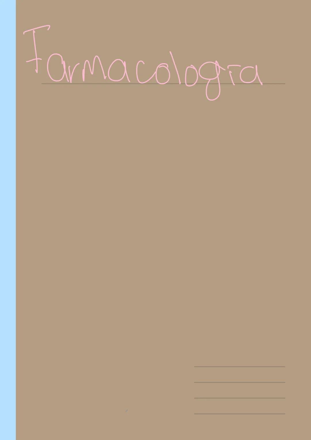 # Farmacologia farmacologia - Del griego.
farmacon = droga/medicamento
logos = tratado estudio
Estudio o tratado
de las drogas o
medicamen