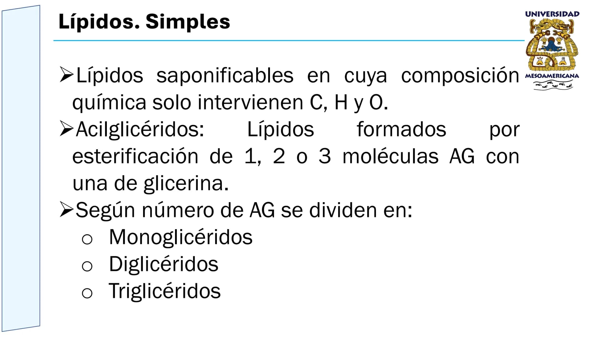 UNIVERSIDAD
MESOAMERICANA
UNIVERSIDAD
UNIVERSIDAD
MESOAMERICANA
Plantel Córdoba
Asignatura:
Bioquímica
Tema: Biomoléculas
Hidratos de carbon