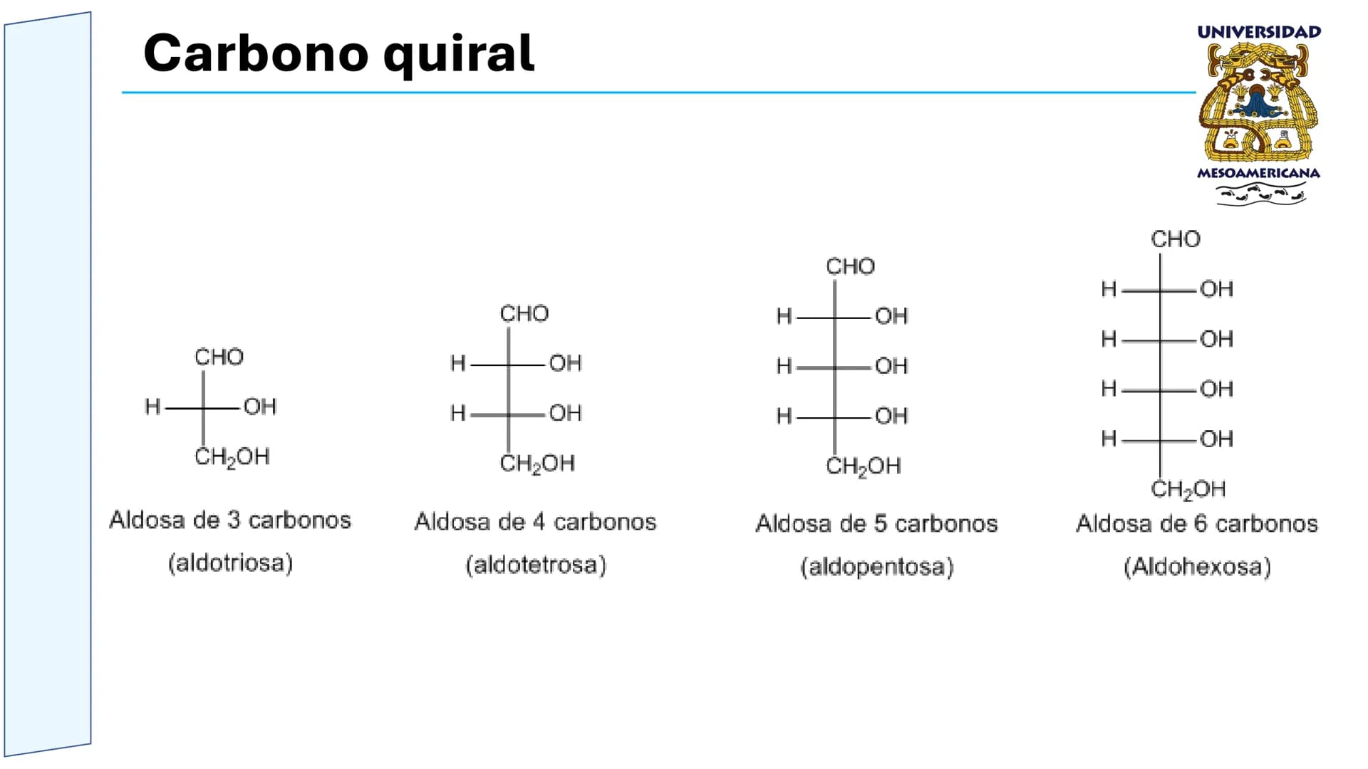 UNIVERSIDAD
MESOAMERICANA
UNIVERSIDAD
UNIVERSIDAD
MESOAMERICANA
Plantel Córdoba
Asignatura:
Bioquímica
Tema: Biomoléculas
Hidratos de carbon