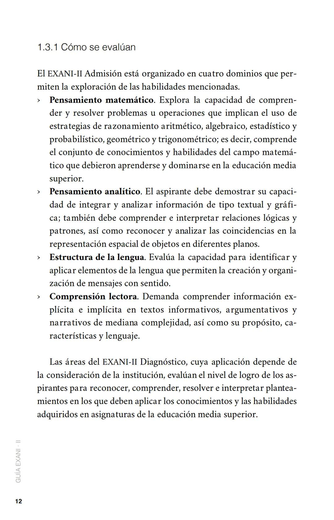CENEVAL®
GUÍA
EXANI-II
Examen Nacional de Ingreso
a la Educación Superior
24a. edición 2019 # GUÍA
# EXANI·II
Examen Nacional de Ingr