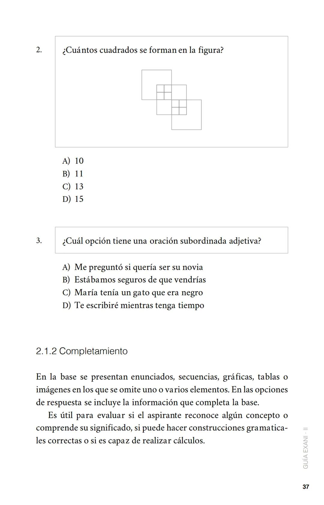 CENEVAL®
GUÍA
EXANI-II
Examen Nacional de Ingreso
a la Educación Superior
24a. edición 2019 # GUÍA
# EXANI·II
Examen Nacional de Ingr