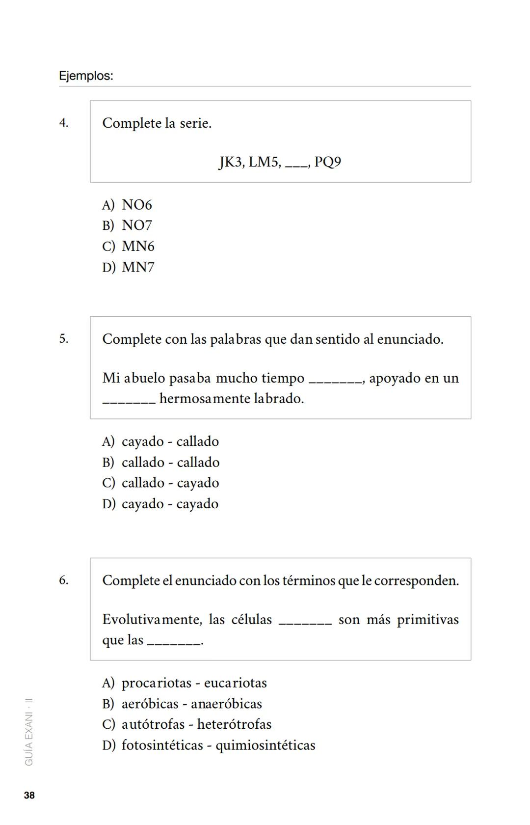 CENEVAL®
GUÍA
EXANI-II
Examen Nacional de Ingreso
a la Educación Superior
24a. edición 2019 # GUÍA
# EXANI·II
Examen Nacional de Ingr
