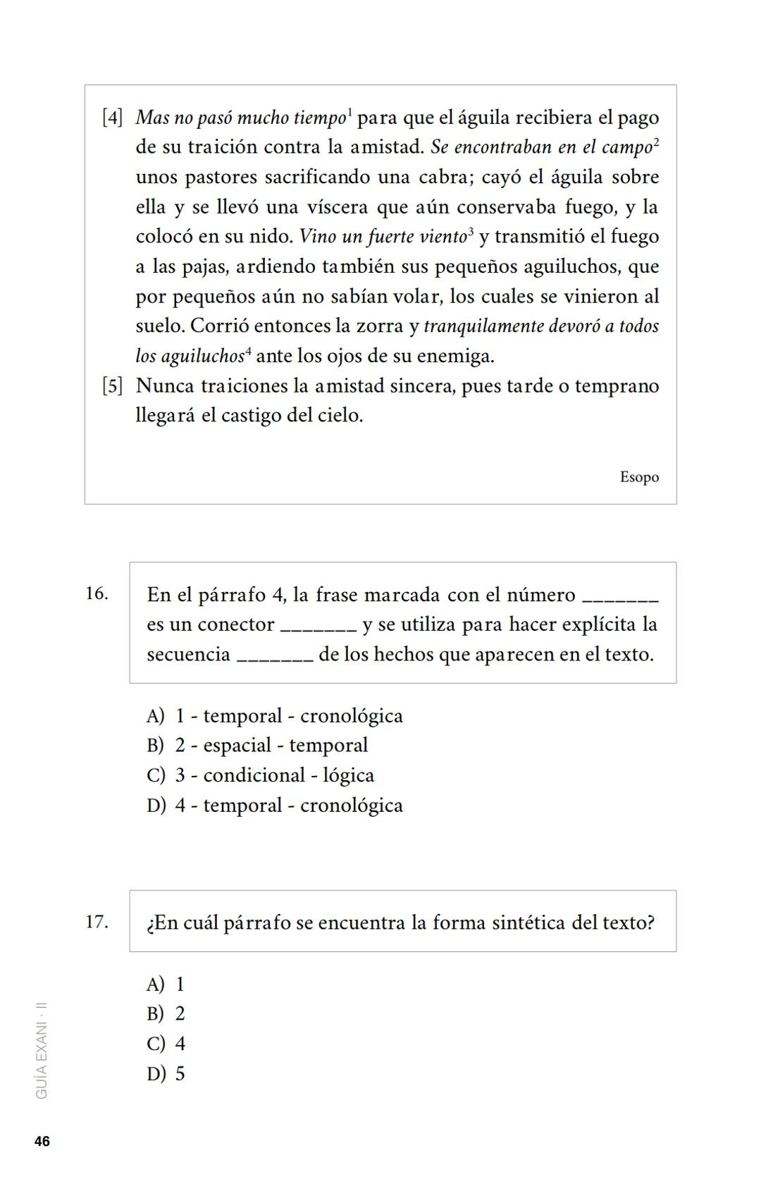 CENEVAL®
GUÍA
EXANI-II
Examen Nacional de Ingreso
a la Educación Superior
24a. edición 2019 # GUÍA
# EXANI·II
Examen Nacional de Ingr