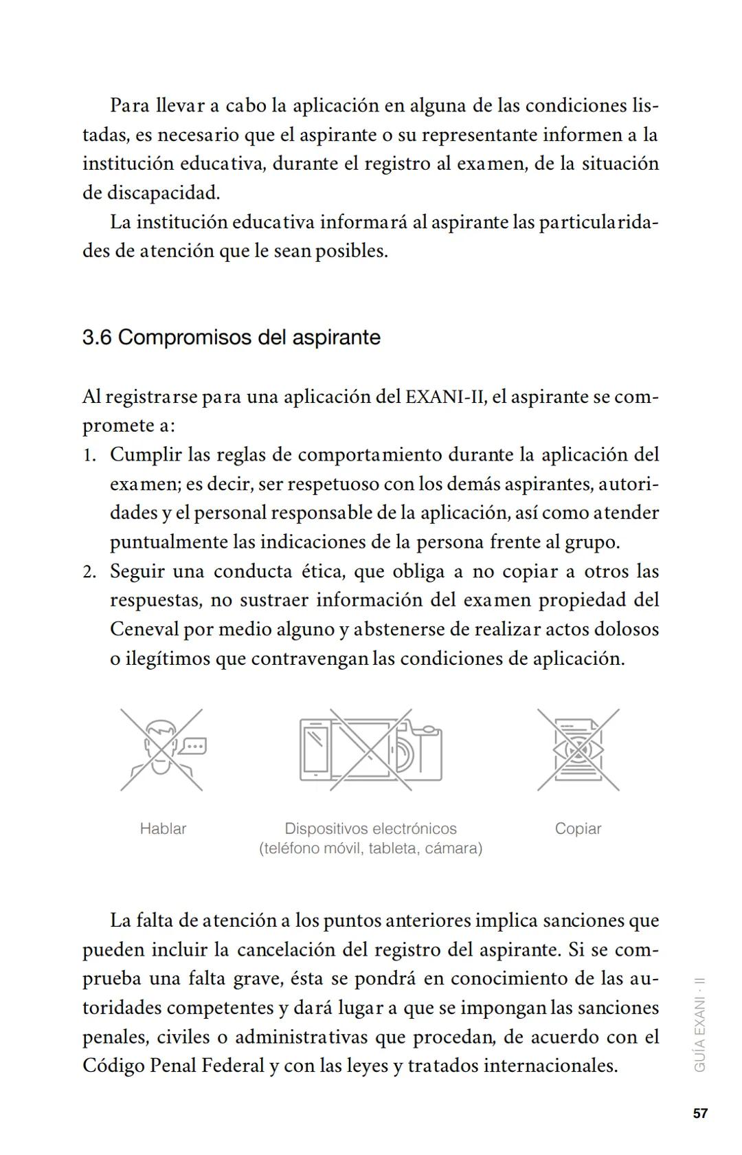 CENEVAL®
GUÍA
EXANI-II
Examen Nacional de Ingreso
a la Educación Superior
24a. edición 2019 # GUÍA
# EXANI·II
Examen Nacional de Ingr