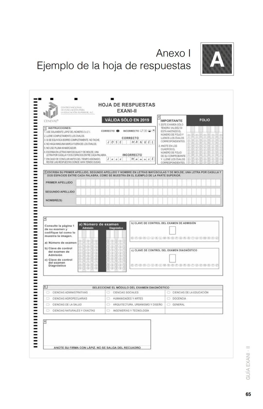 CENEVAL®
GUÍA
EXANI-II
Examen Nacional de Ingreso
a la Educación Superior
24a. edición 2019 # GUÍA
# EXANI·II
Examen Nacional de Ingr