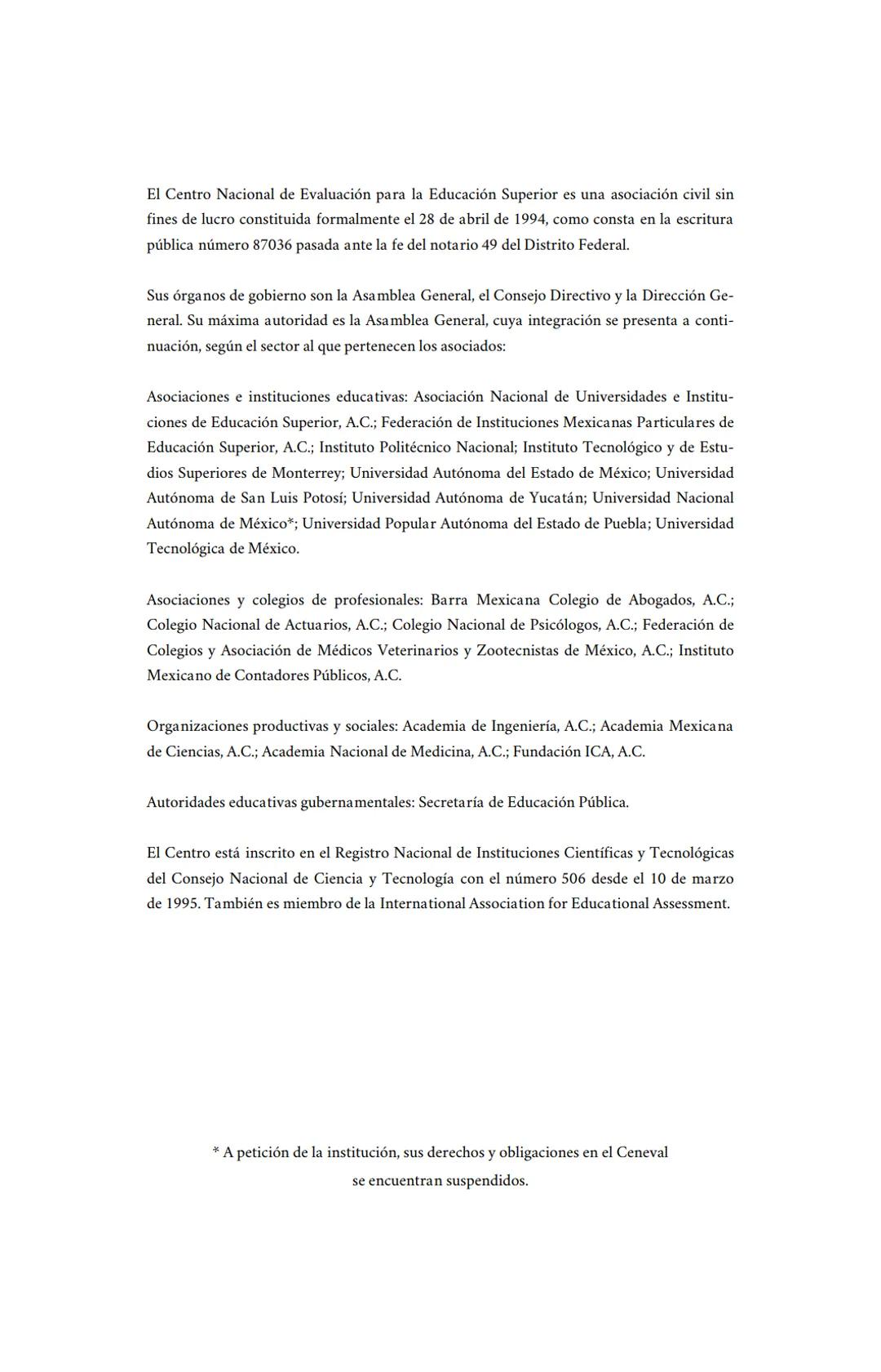 CENEVAL®
GUÍA
EXANI-II
Examen Nacional de Ingreso
a la Educación Superior
24a. edición 2019 # GUÍA
# EXANI·II
Examen Nacional de Ingr