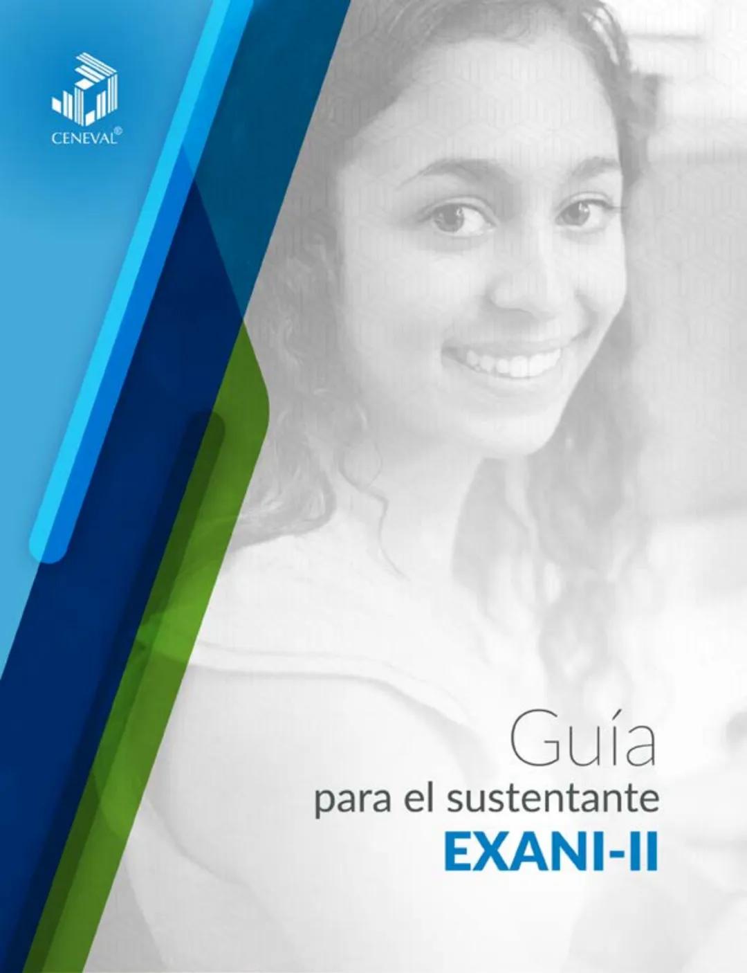 Guía
para el sustentante
EXANI-II Directorio del Ceneval
Antonio Ávila Diaz
Director General
Lilian Fátima Vidal González
Directora de los