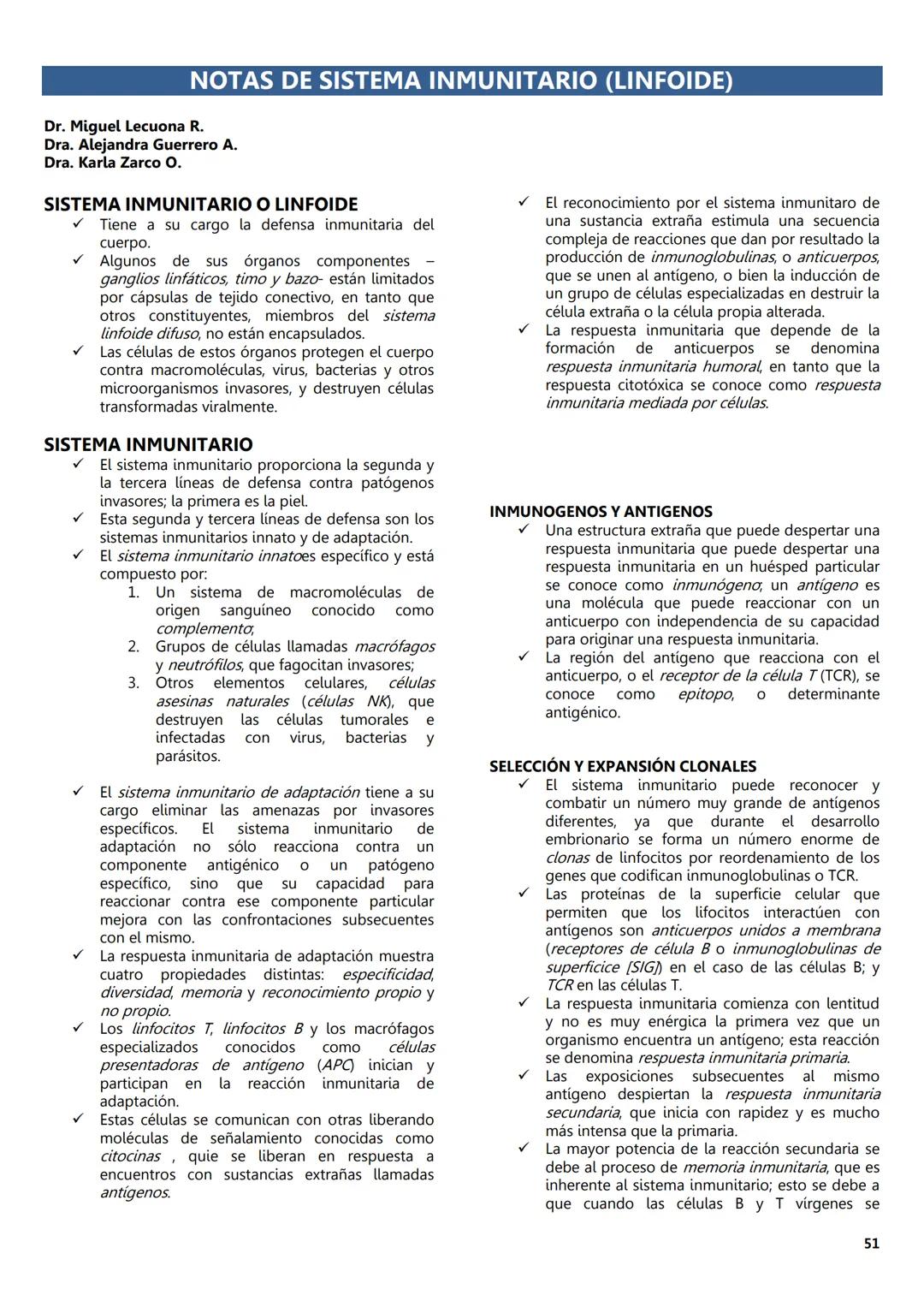 FACULTAD DE MEDICINA
Notas de
Histología
DEPARTAMENTO
RIOLOGIA
EDITORES
Dr. Miguel A. Lecuona Rodríguez
Dra. Alejandra Guerrero Álvarez