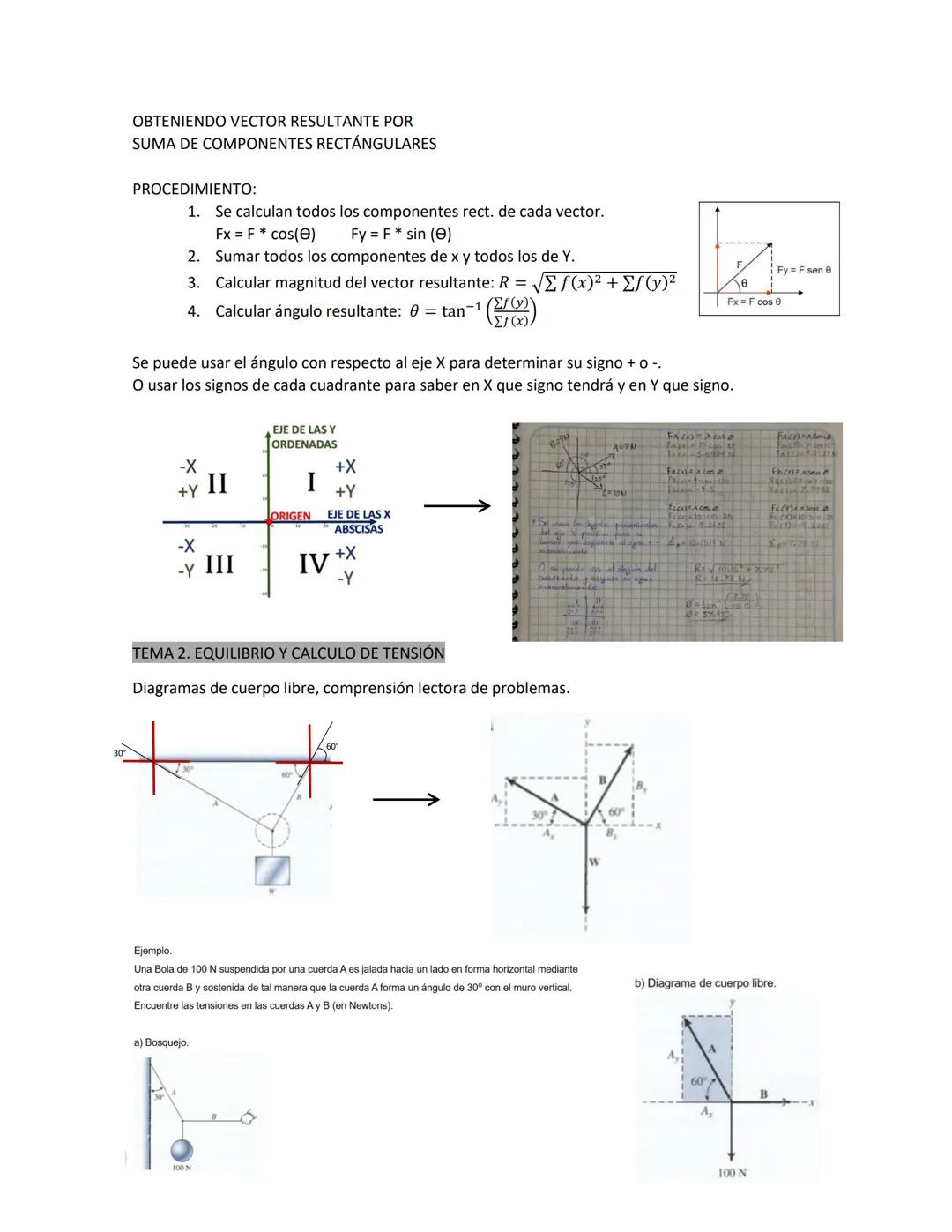 # TEMARIOS PARA EXAMEN DE FÍSICA PRIMER PARCIAL
CONCEPTOS
Física: Es una ciencia fundamental que estudia y describe el comportamiento de l