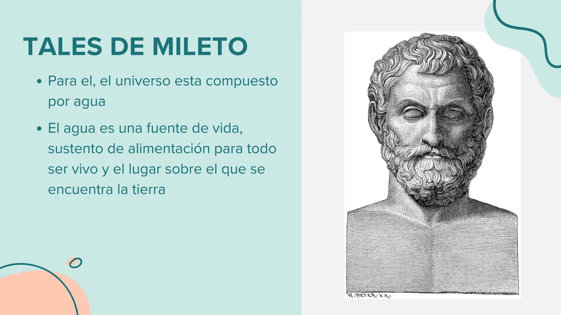 # PITÁGORAS
* Para Pitágoras, el universo fue compuesto por los números
* Entendiendo los números como algo real, no creado por el cerebro h