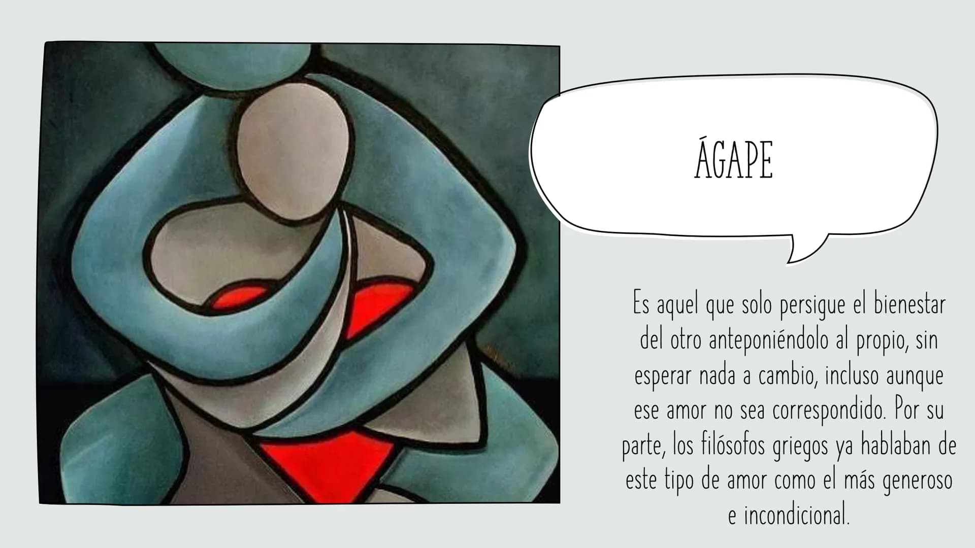 ¿QUÉ ES EL AMOR? # CONCEPTO
* Sentimiento intenso del ser humano que, partiendo de su propia insuficiencia, necesita y busca el encuentro y