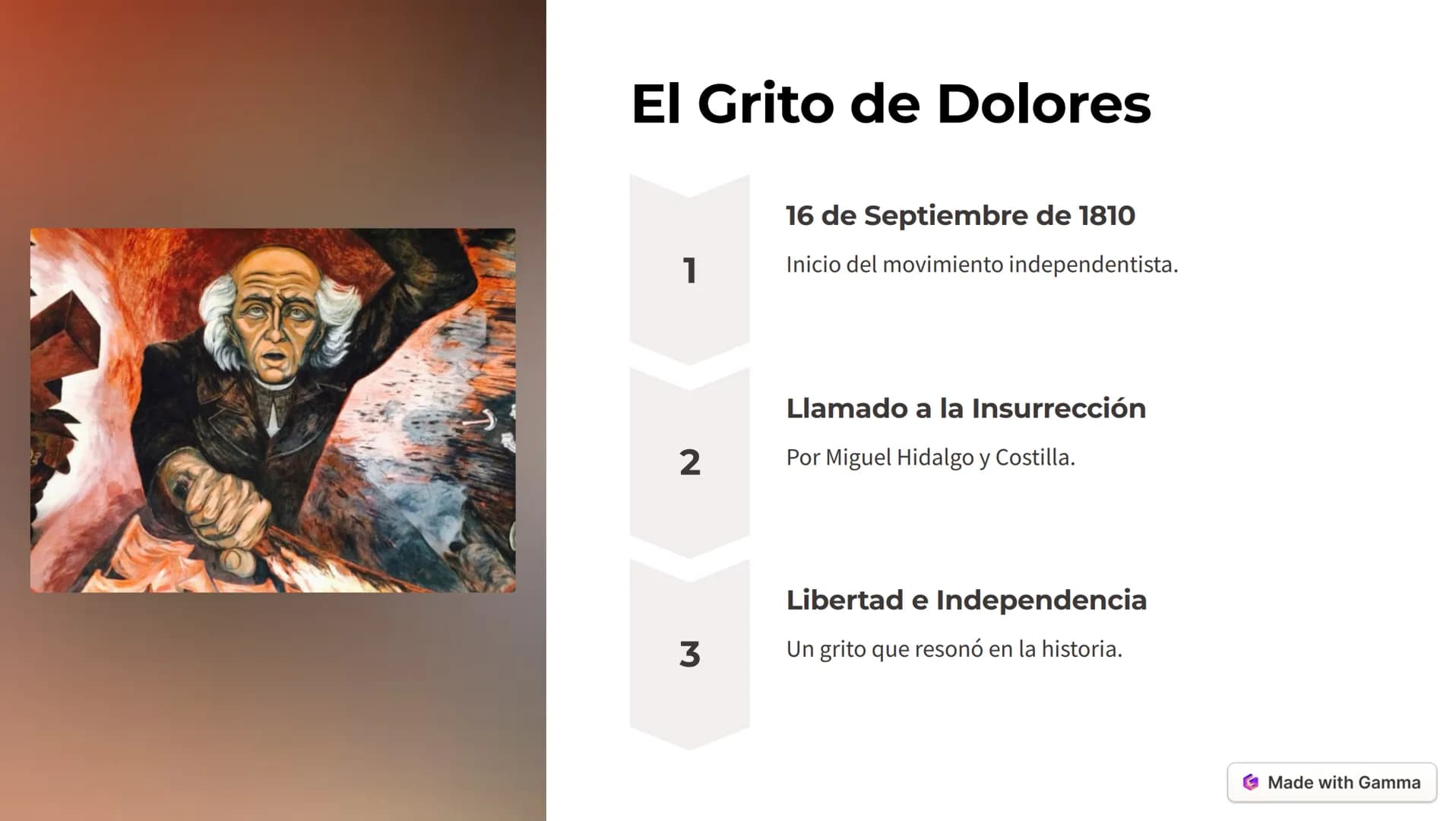 # Antecedentes Históricos
1. **Dominación Española**
Tres siglos de control colonial.
2. **Injusticias Sociales**
Explotación y d