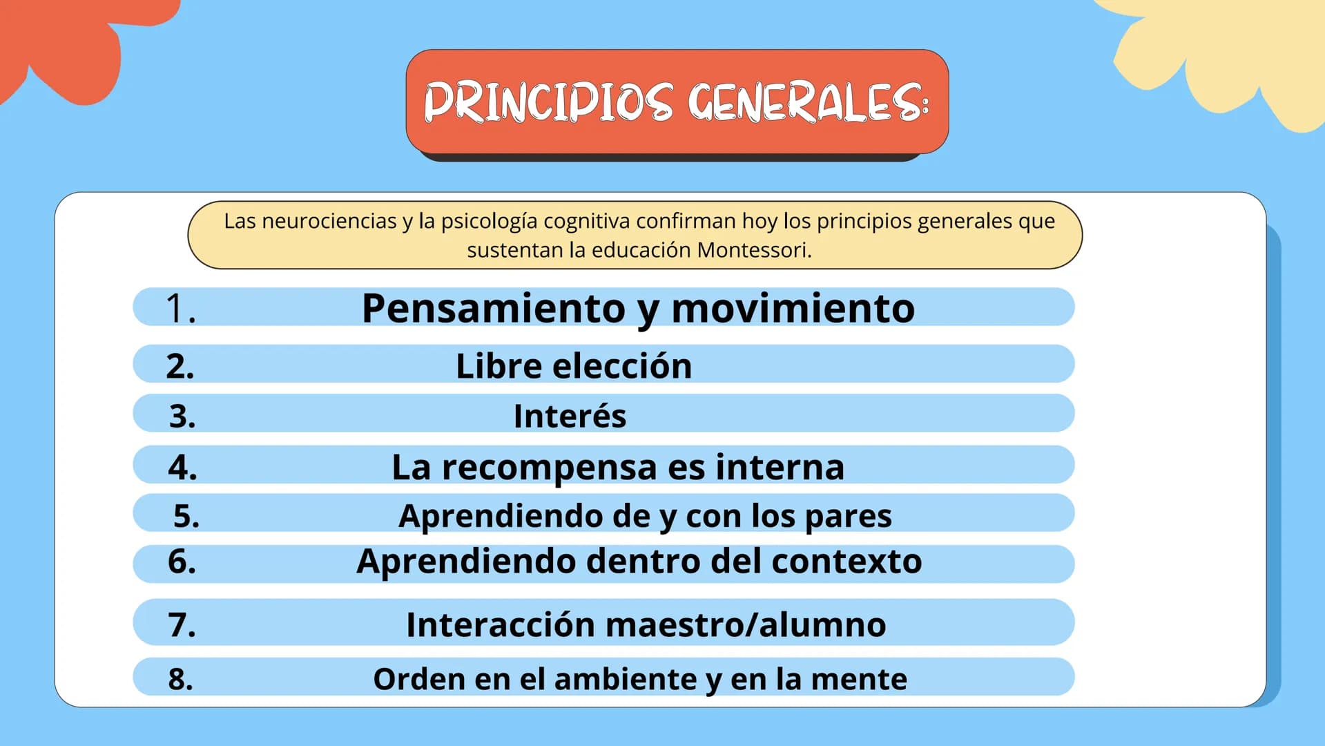 ÍNDICE:
INTRODUCCIÓN
1
CONCLUSIONES
3
CONTENIDO TEÓRICO
2
REFERENCIAS
4 ## INTRODUCCIÓN:
La Dra. María Montessori (1870-1952) se inició en e