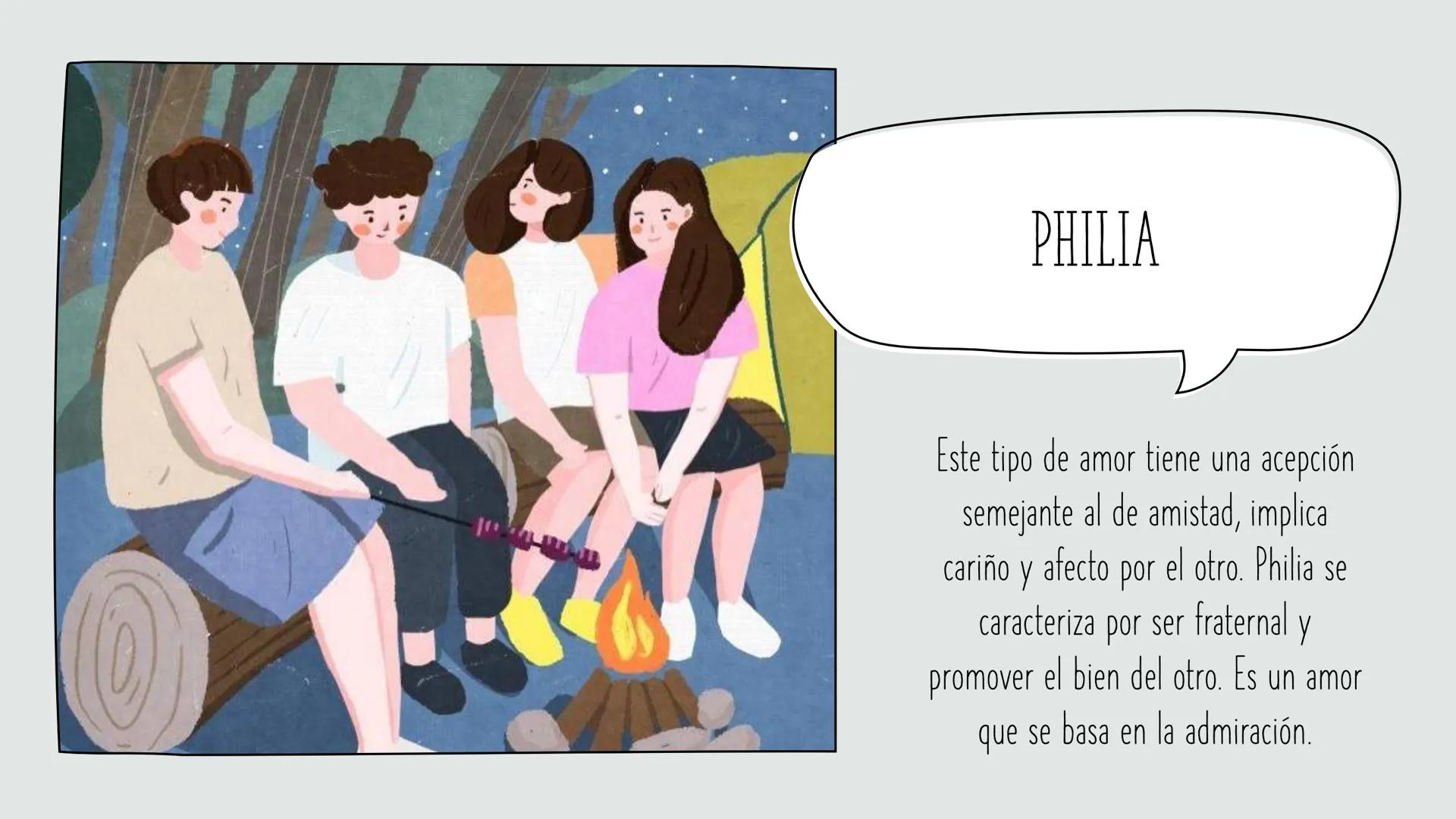 ¿QUÉ ES EL AMOR? •
CONCEPTO
•
Sentimiento intenso del ser
humano que, partiendo de su
propia insuficiencia, necesita y
busca el encuentro y