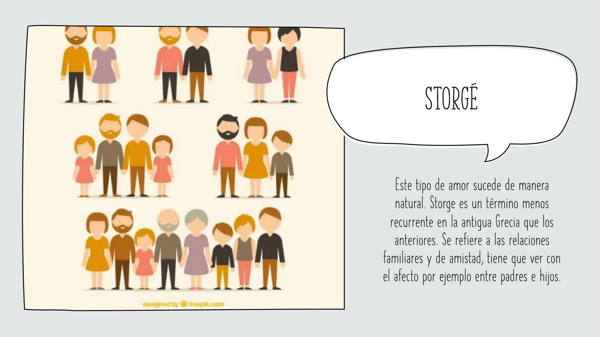 ¿QUÉ ES EL AMOR? •
CONCEPTO
•
Sentimiento intenso del ser
humano que, partiendo de su
propia insuficiencia, necesita y
busca el encuentro y