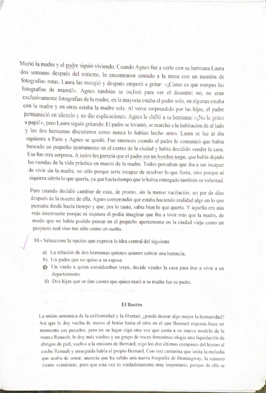 29/41"
EXAMEN ESPAÑOL Y HABILIDAD VERBAL
LEE CON ATENCION LAS SIGUIENTES PREGUNTAS Y RESPONDE
CORRECTAMENTE.
NOMBRE: Pamela Lucia Calvo Sanc