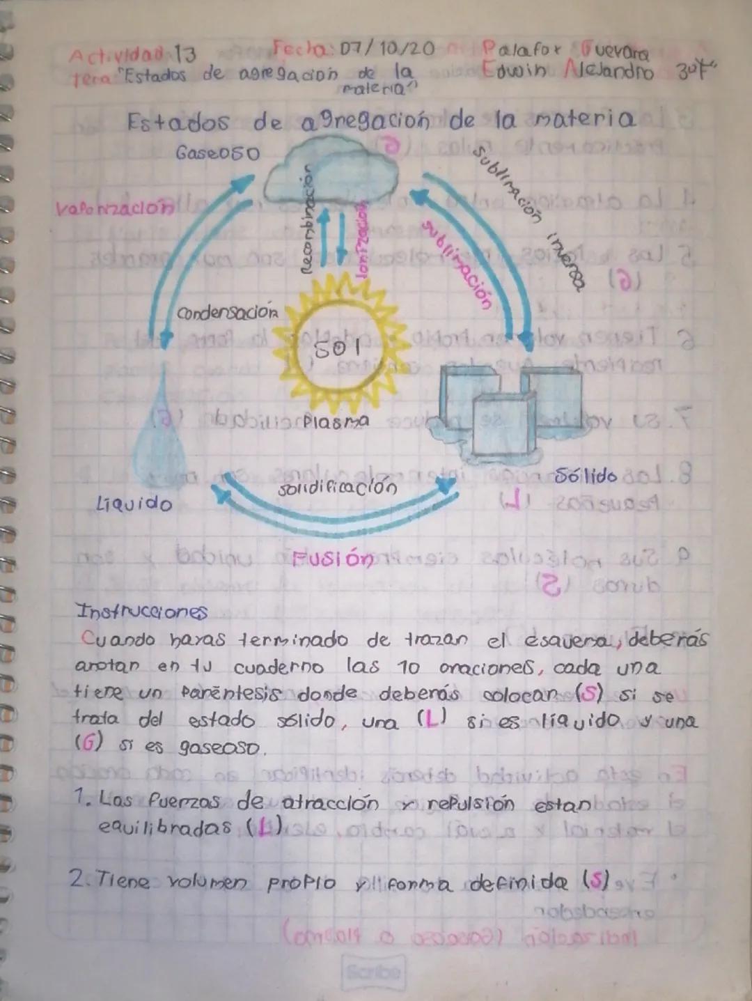 Los Estados de Agregación de la Materia: Ejercicios y Explicaciones