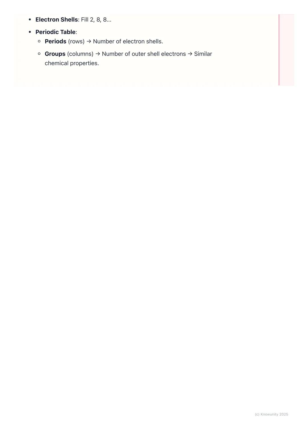 # Atomic Structure and the
# Periodic Table
## An introduction to the atom
Everything around us is made of tiny particles called atoms. Th