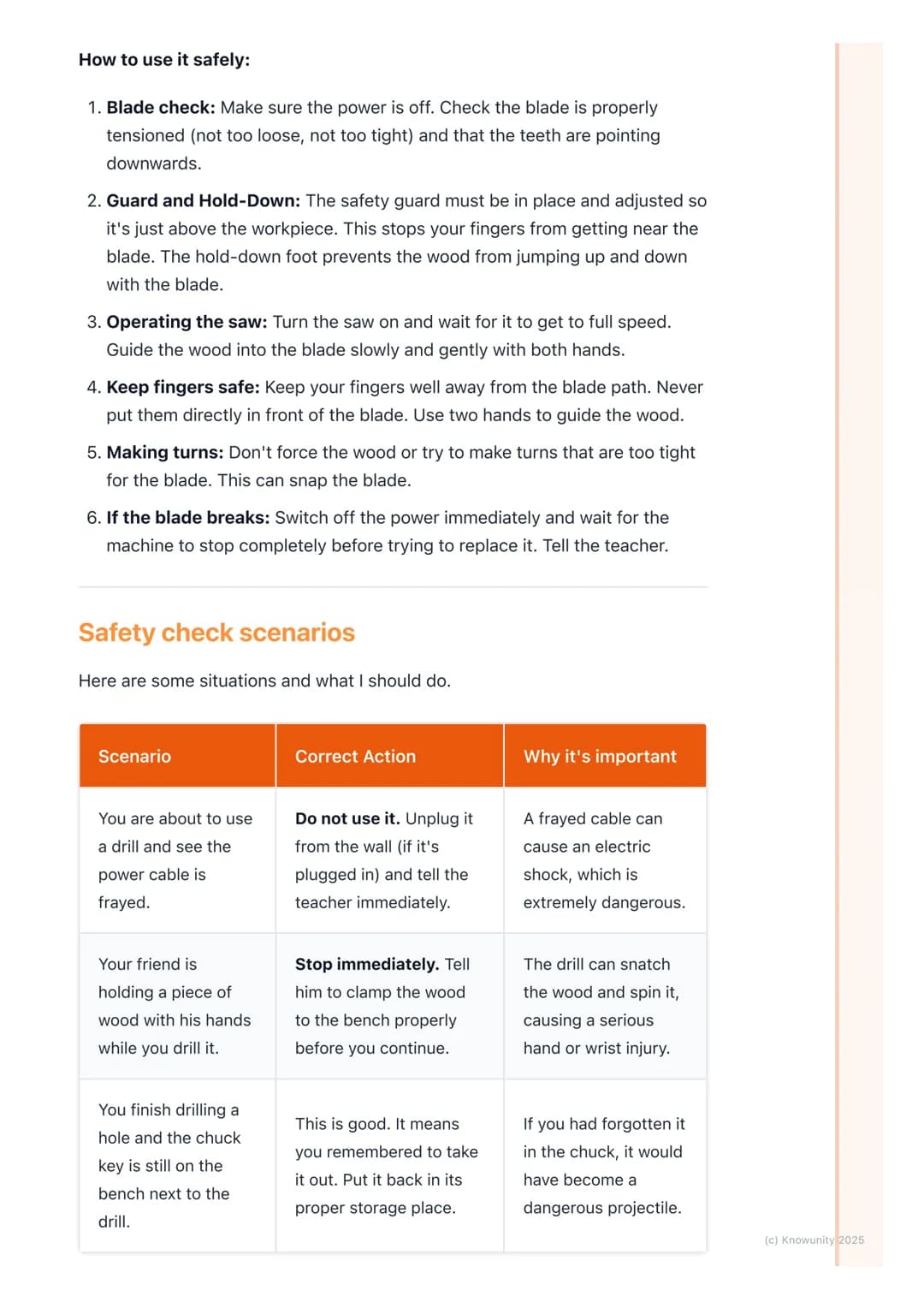 # Safe Use of Basic Power Tools
General safety rules for power tools
This is about using power tools like drills and sanders safely in the