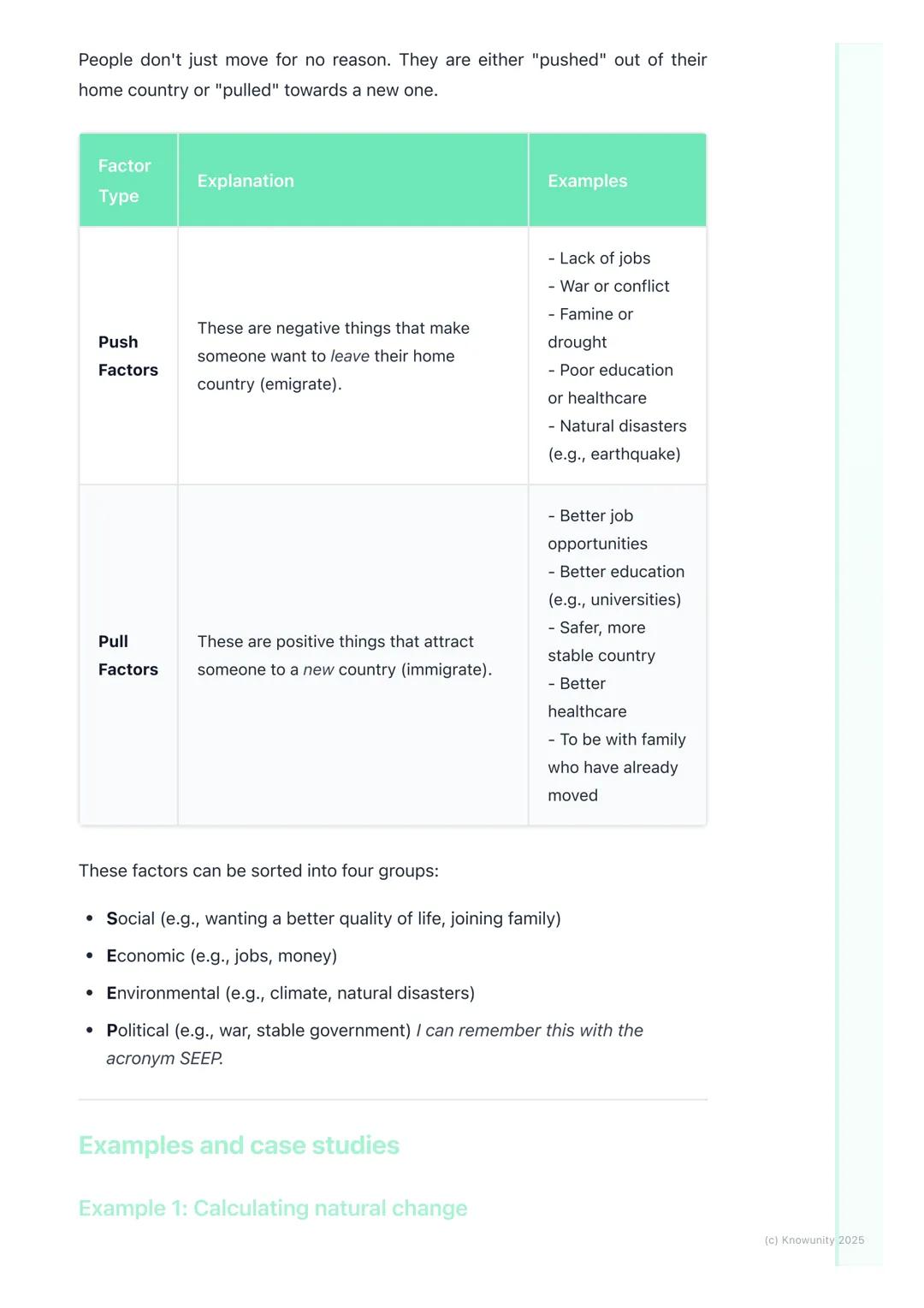 # Population Change and
# Migration
## Introduction to population change
Population change is all about how the number of people living in