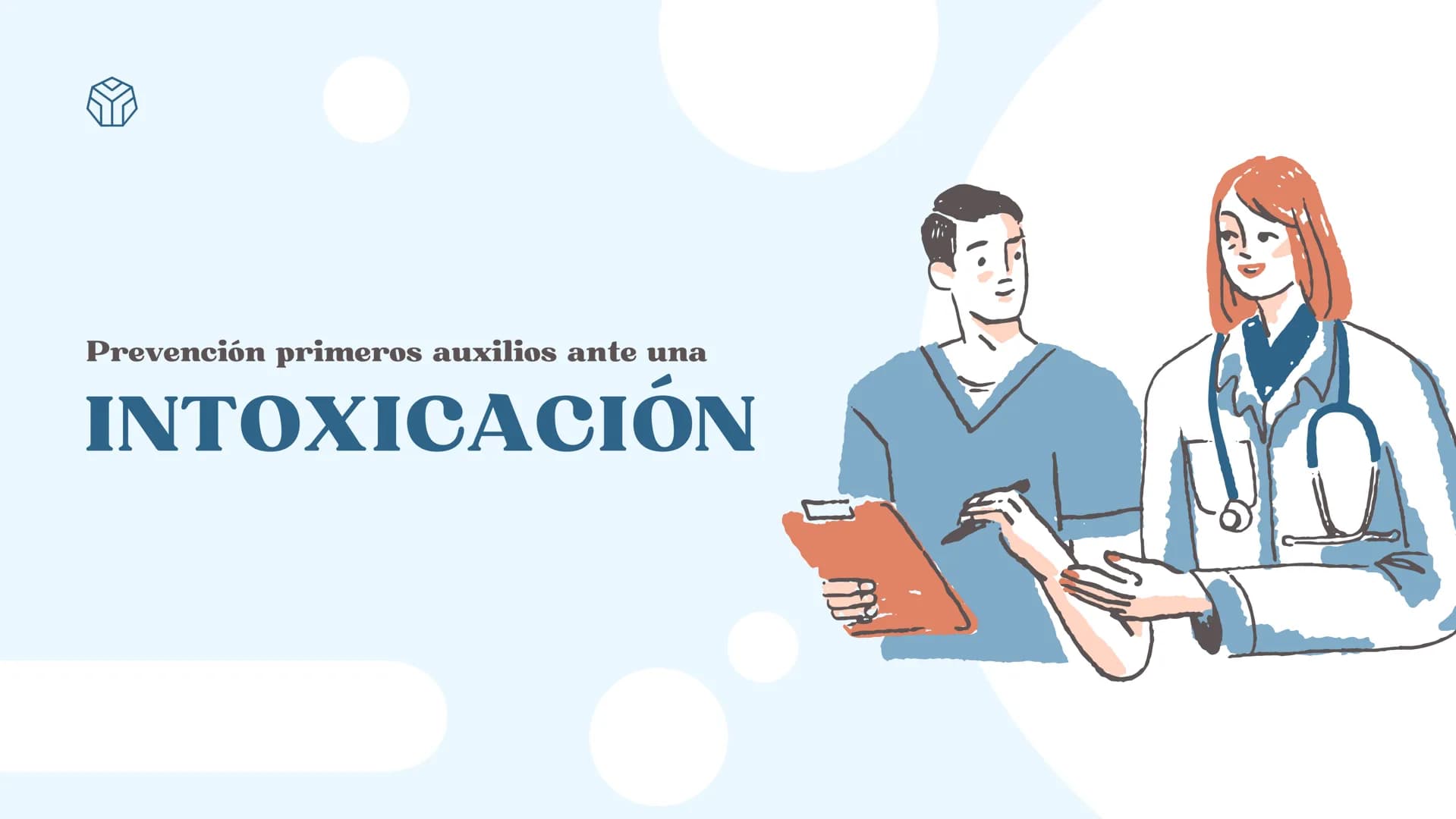 Prevención primeros auxilios ante una
INTOXICACIÓN # DEFINICIÓN
## Intoxicación
Una intoxicación es causada por la
exposición a una sustan